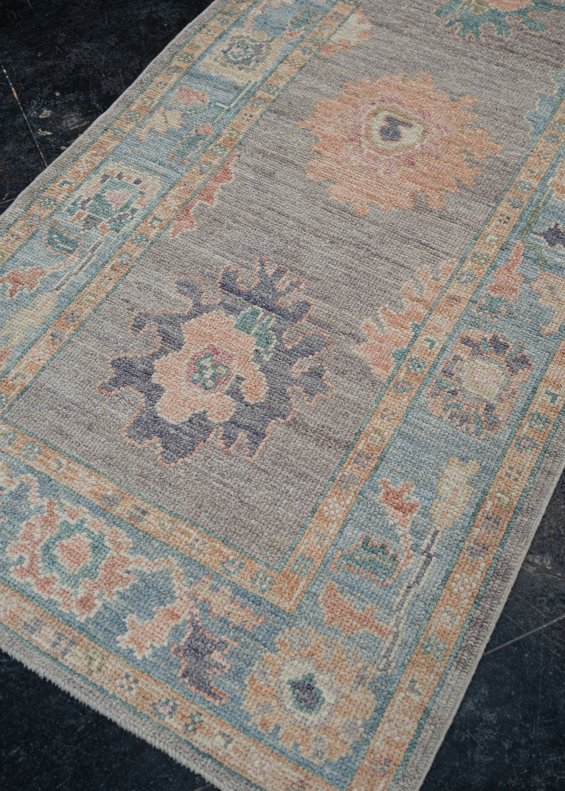 Turkish Oushak Rug 2'11" x 13'1" #2083
