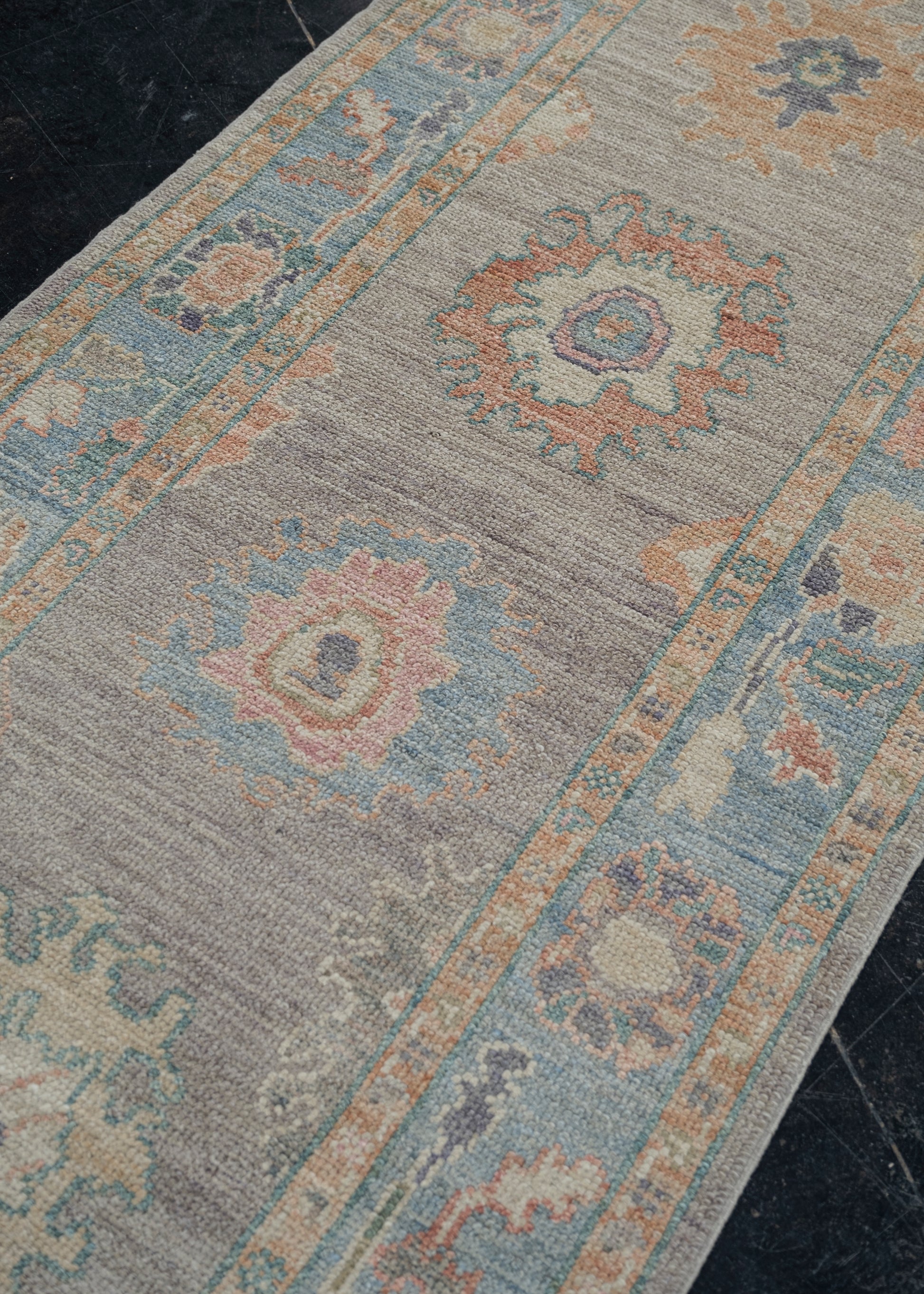 Turkish Oushak Rug 2'11" x 13'1" #2083