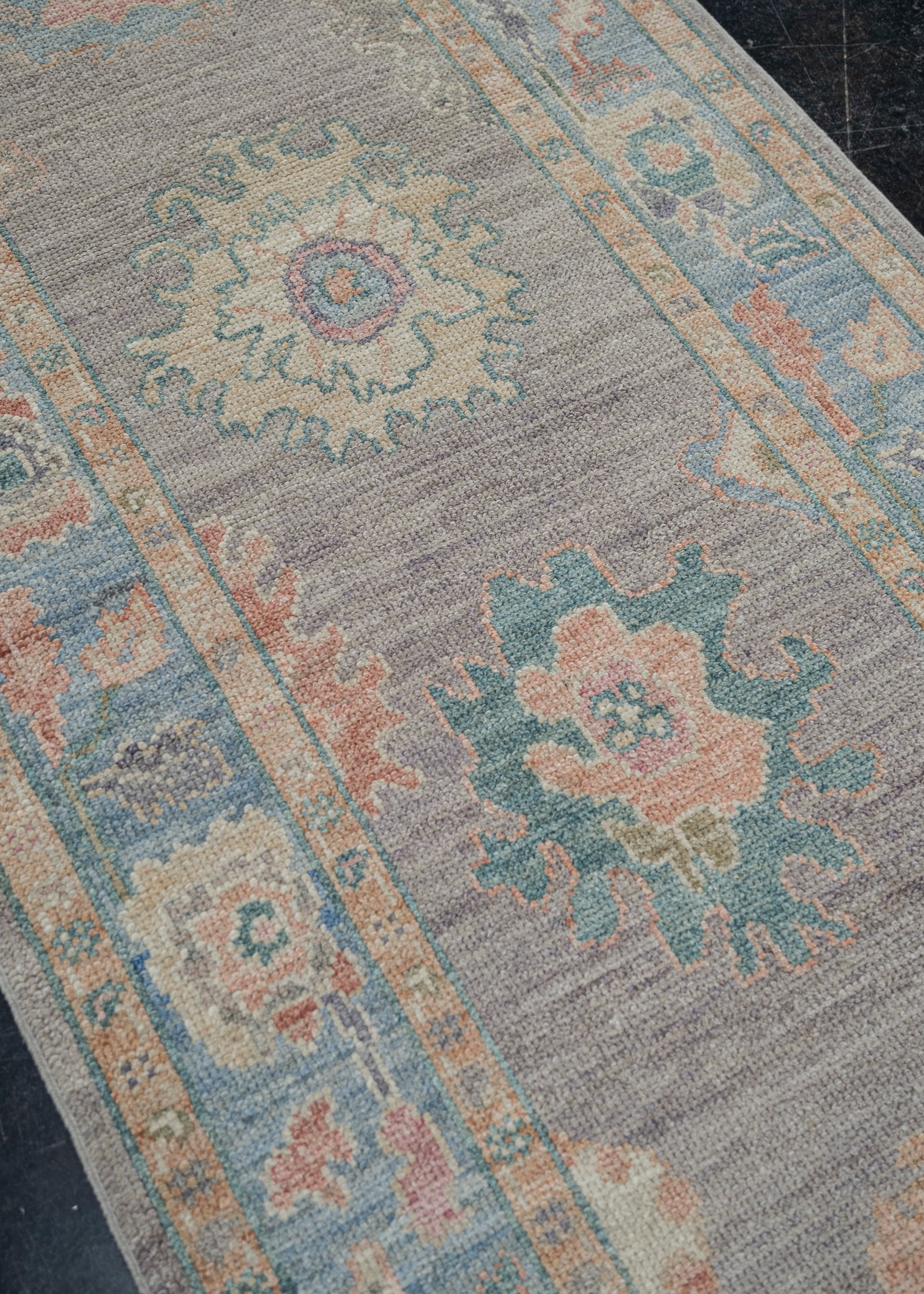 Turkish Oushak Rug 2'11" x 13'1" #2083