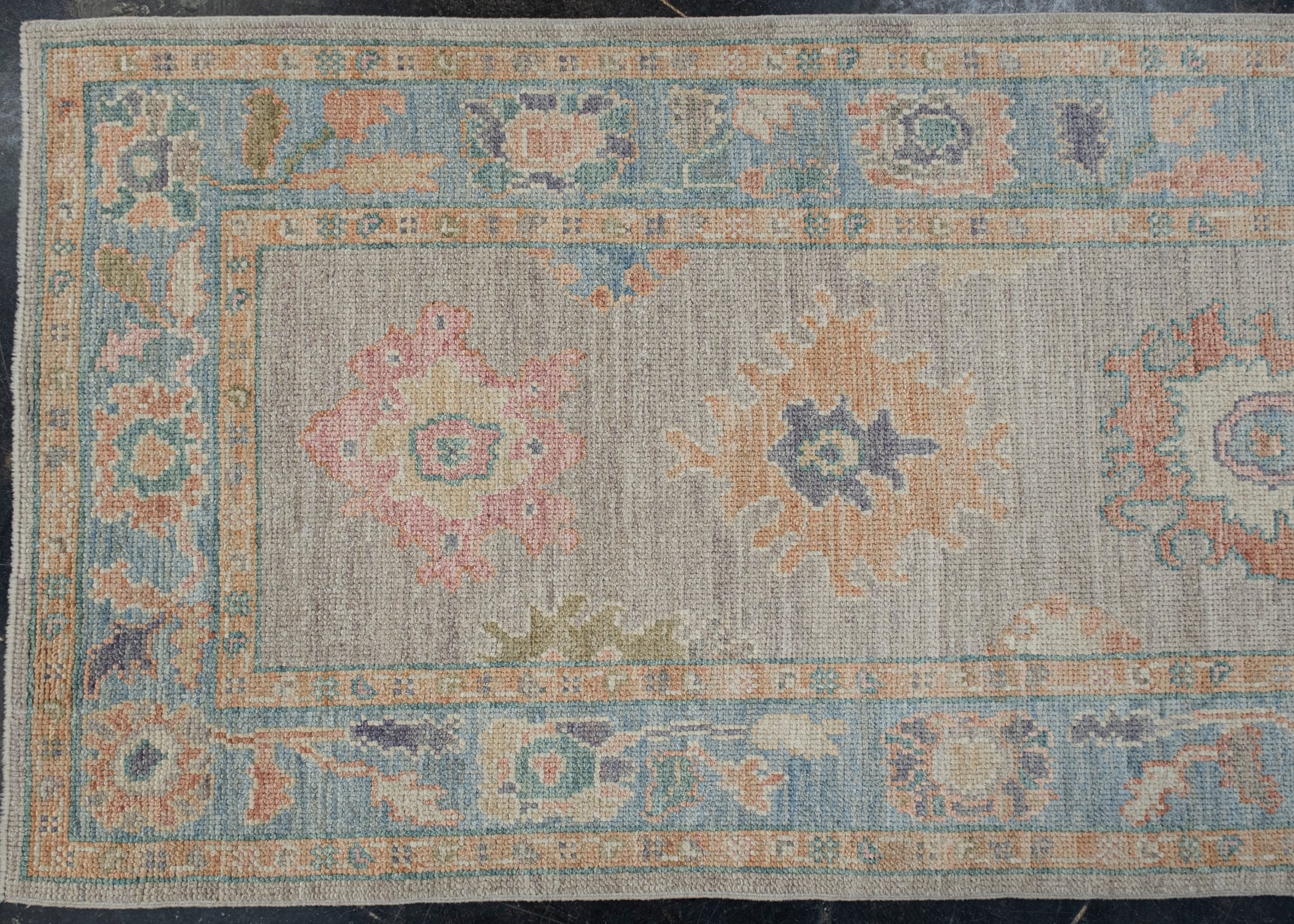 Turkish Oushak Rug 2'11" x 13'1" #2083