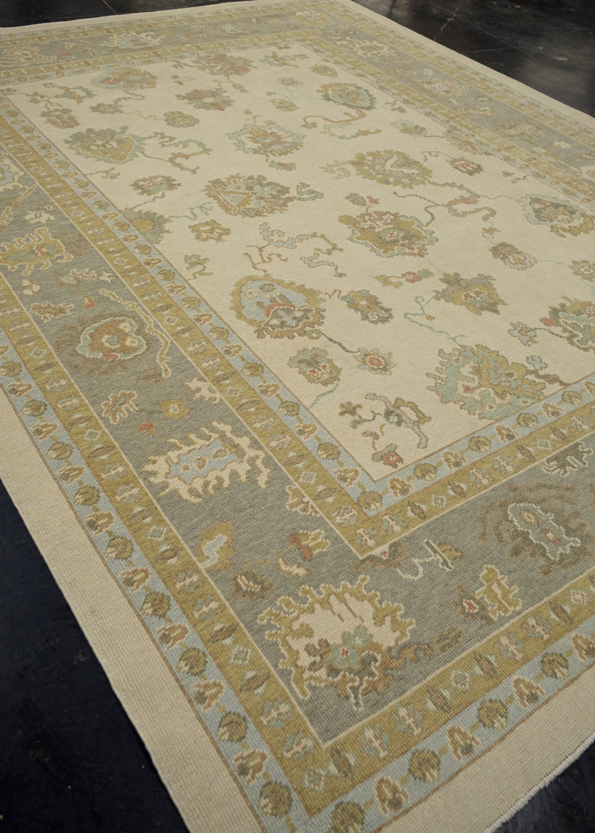 Turkish Oushak Rug 9'3" x 12'1" #16688