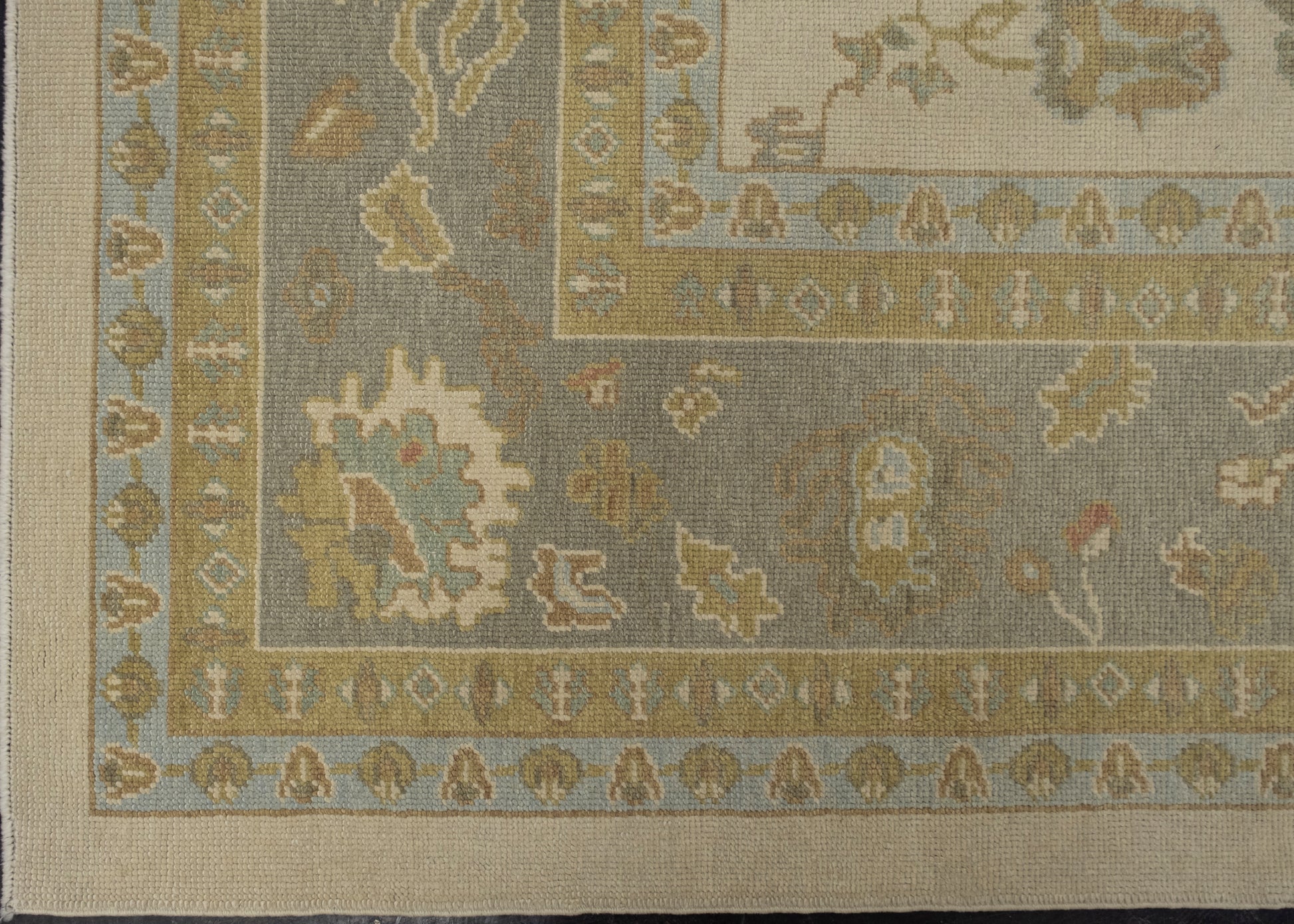 Turkish Oushak Rug 9'3" x 12'1" #16688
