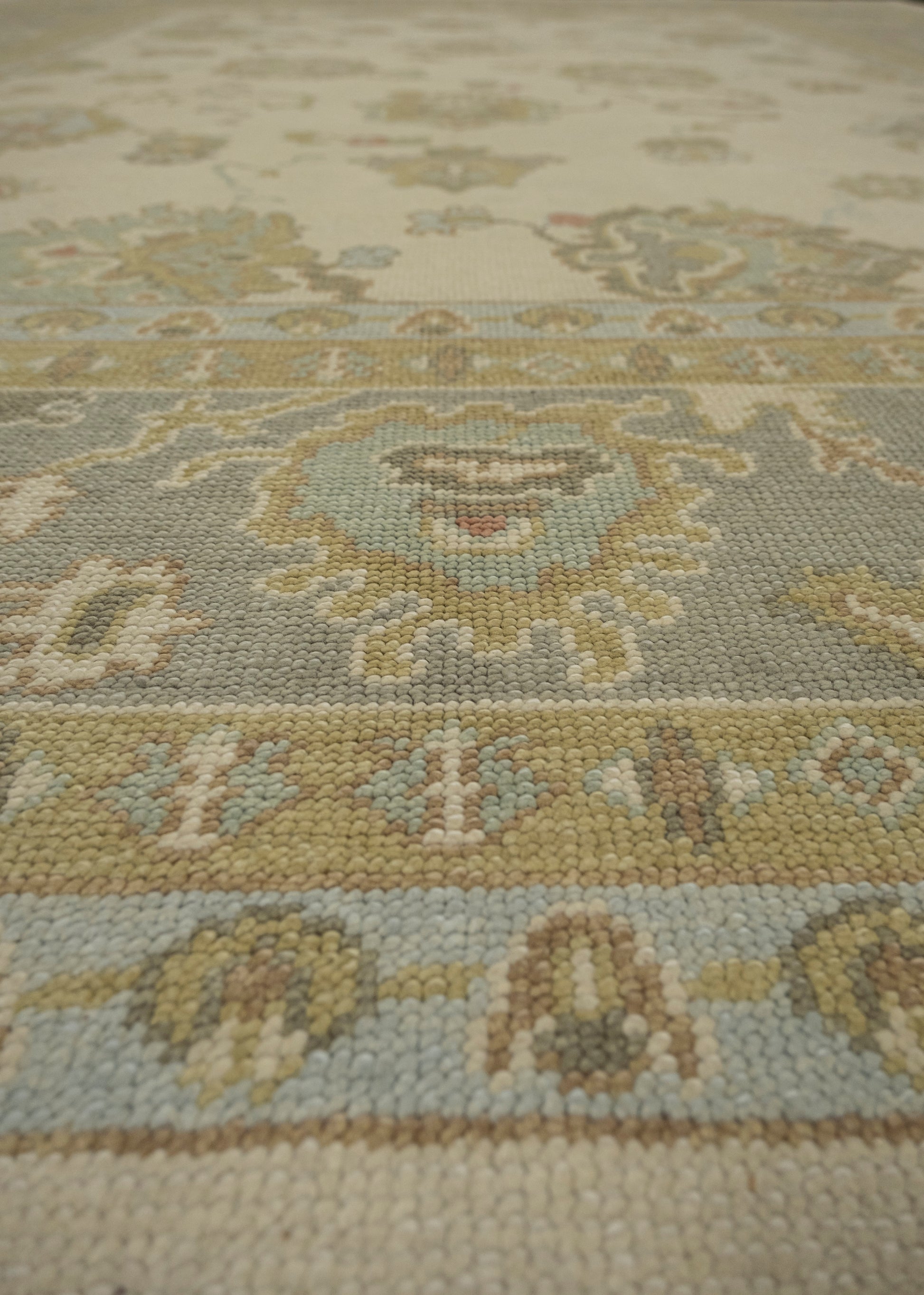 Turkish Oushak Rug 9'3" x 12'1" #16688