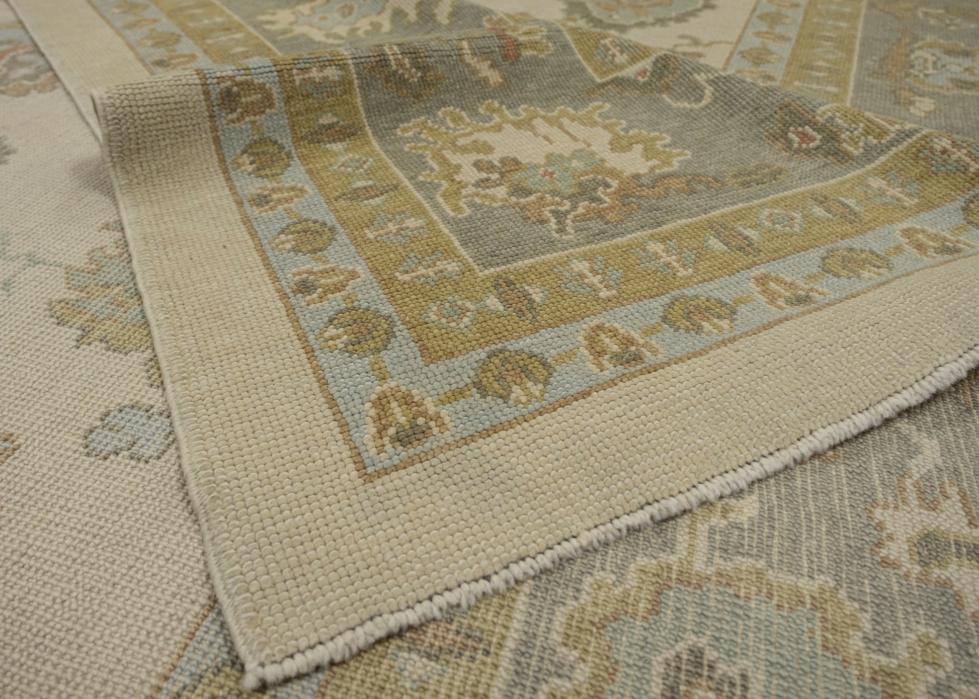 Turkish Oushak Rug 9'3" x 12'1" #16688