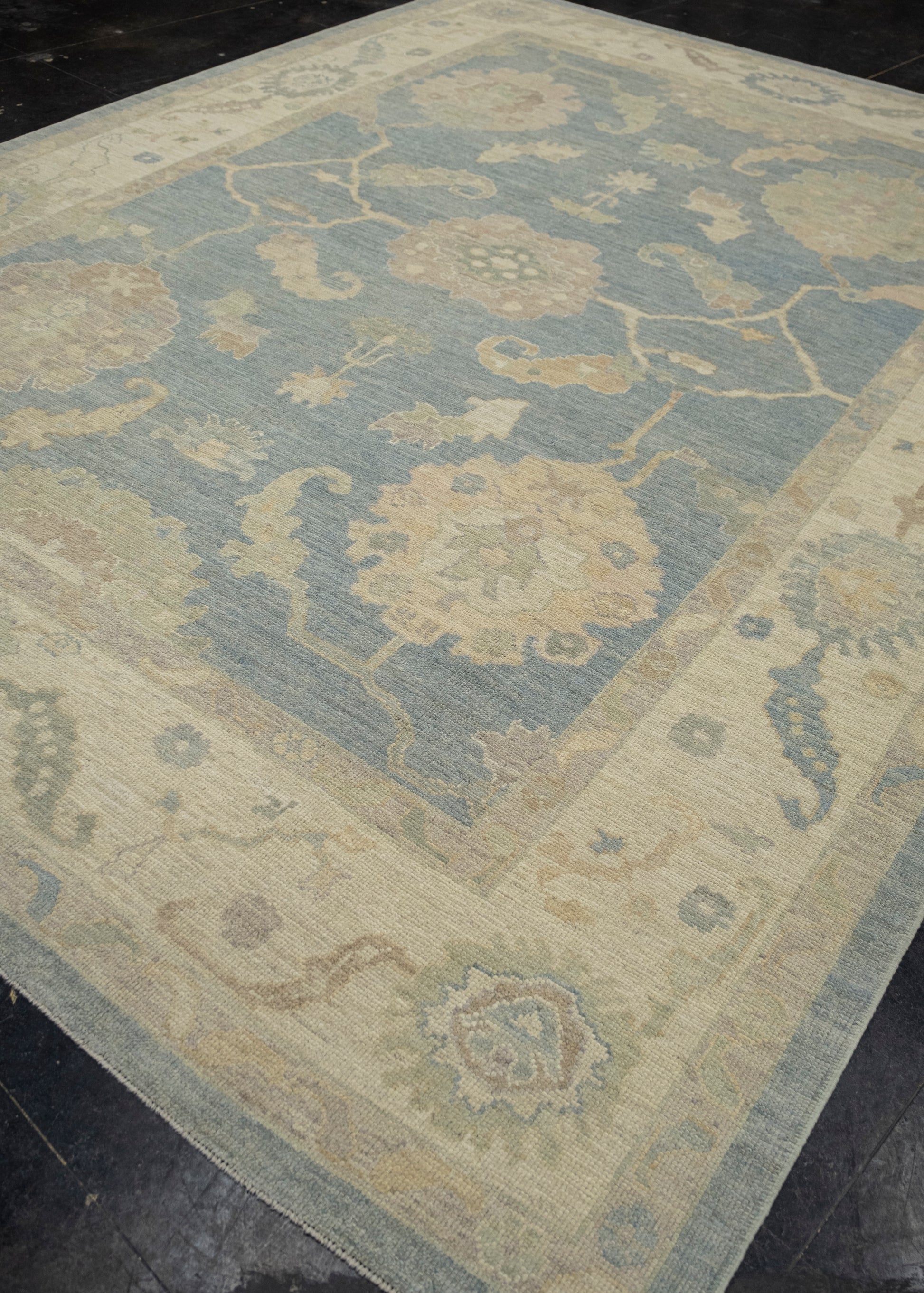 Turkish Oushak Rug 9'4" x 12'5" #16492
