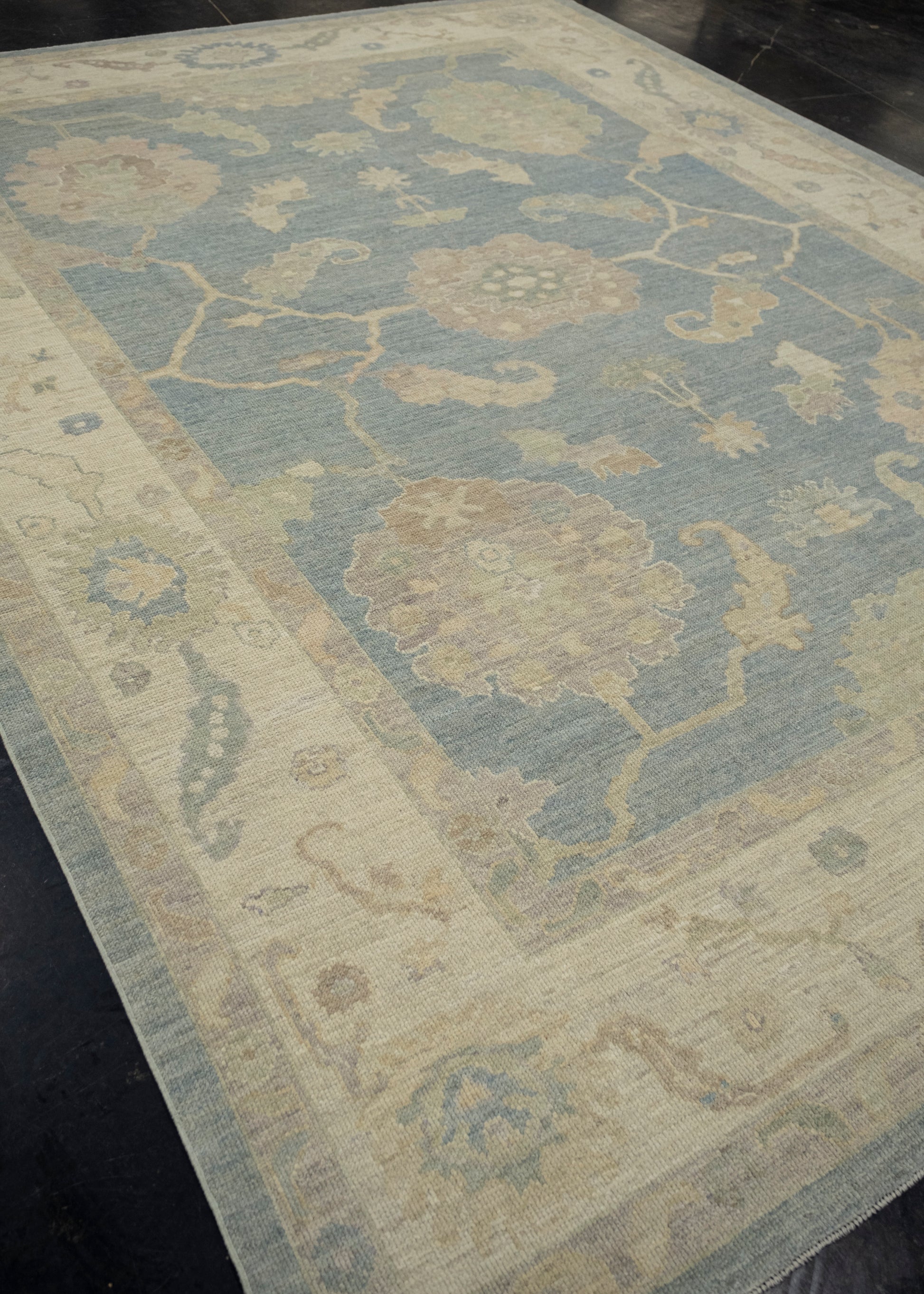 Turkish Oushak Rug 9'4" x 12'5" #16492