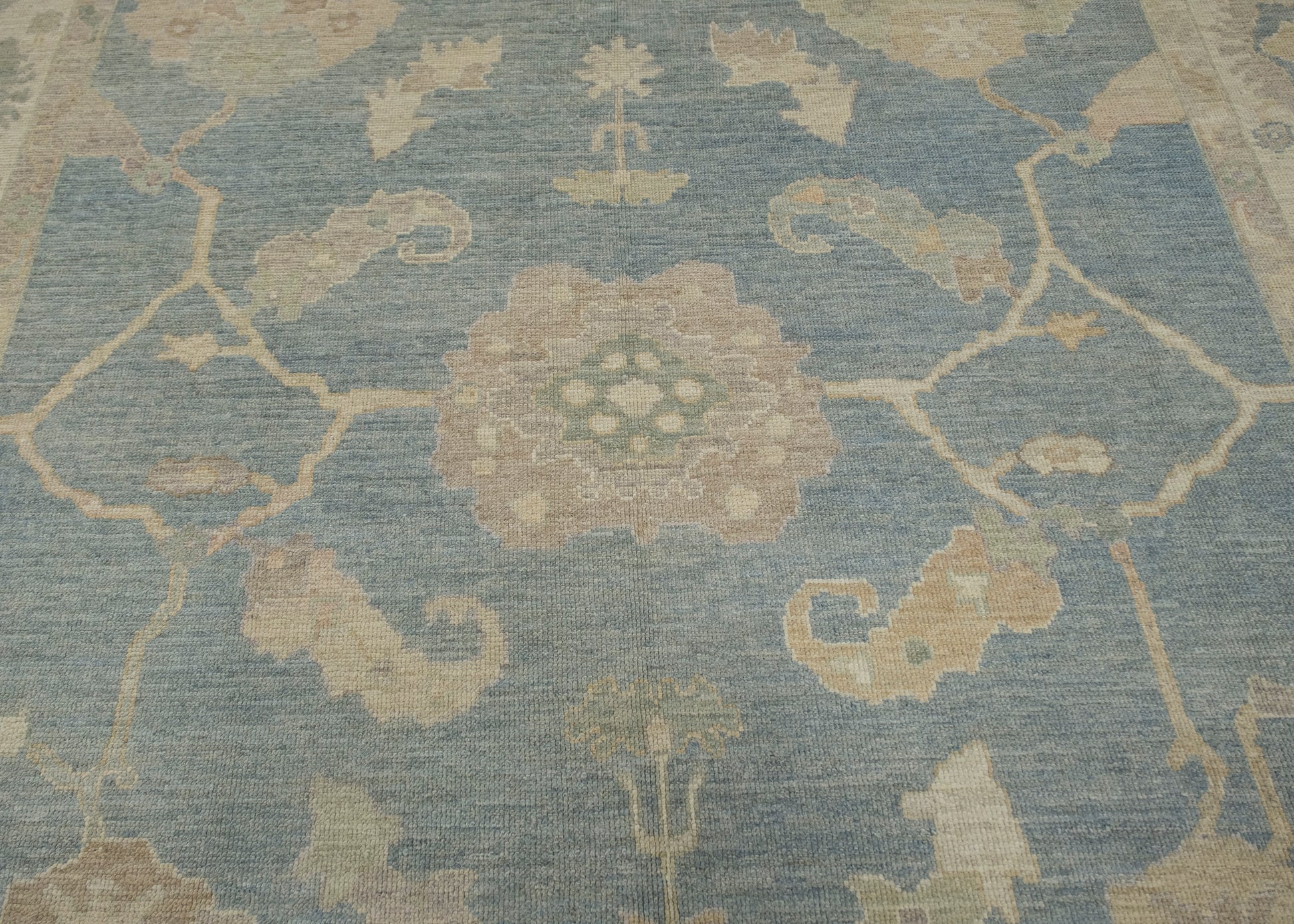Turkish Oushak Rug 9'4" x 12'5" #16492