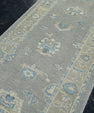 Turkish Oushak Rug 3'1" x 12'3" #11938
