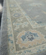 Turkish Oushak Rug 3'1" x 12'3" #11938