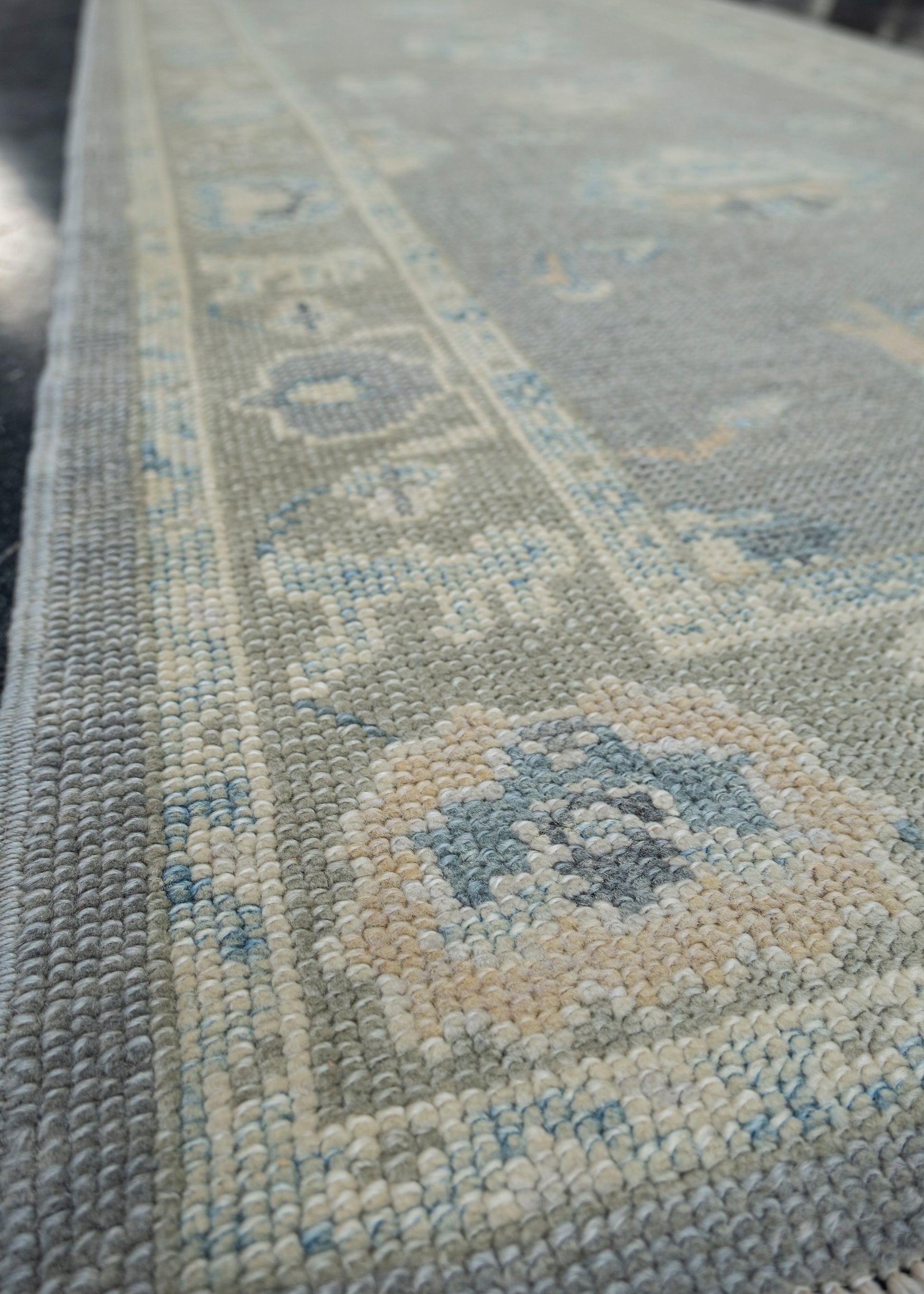Turkish Oushak Rug 3'1" x 12'3" #11938