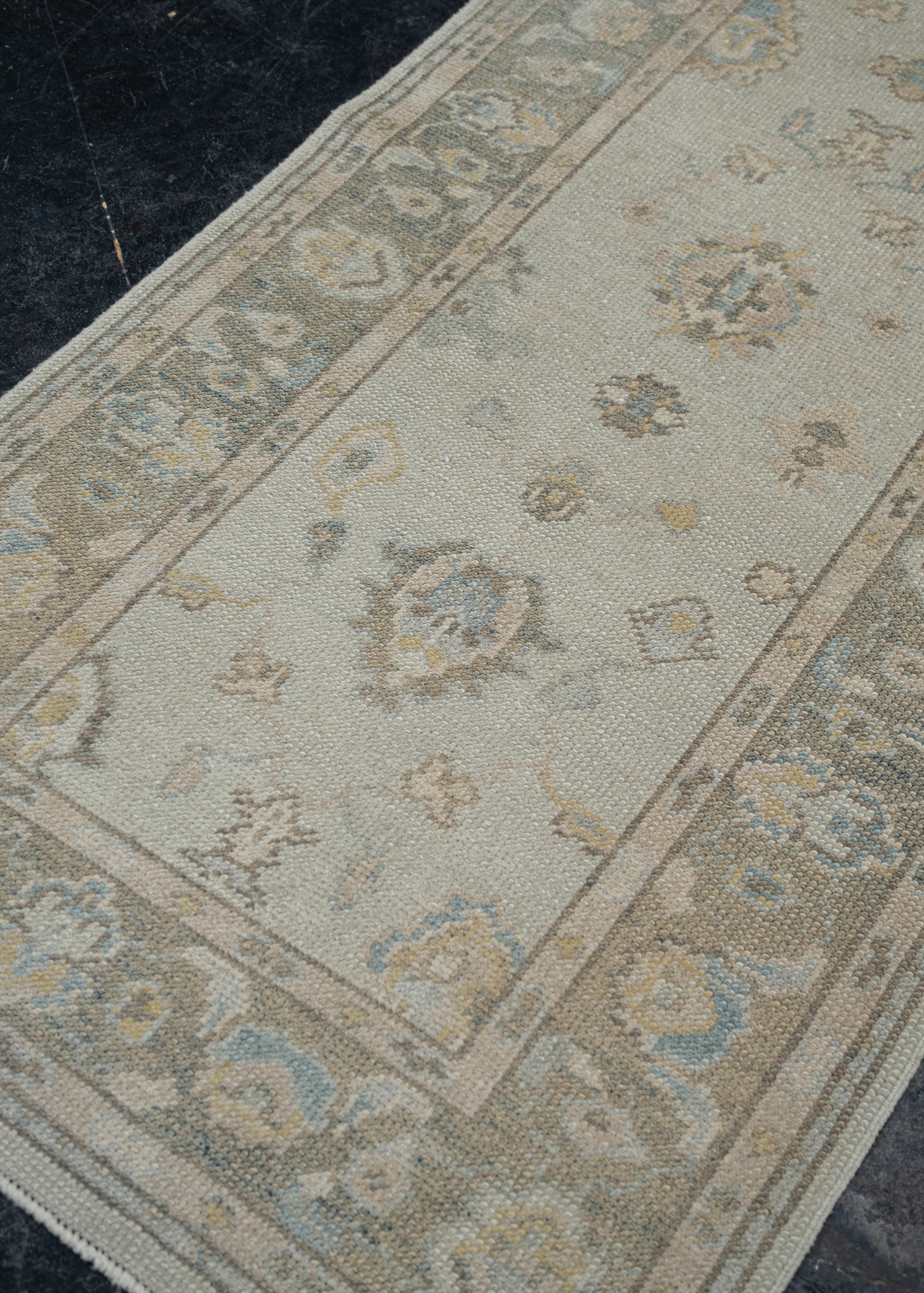 Turkish Oushak Rug 2'11" x 12'8" #2335