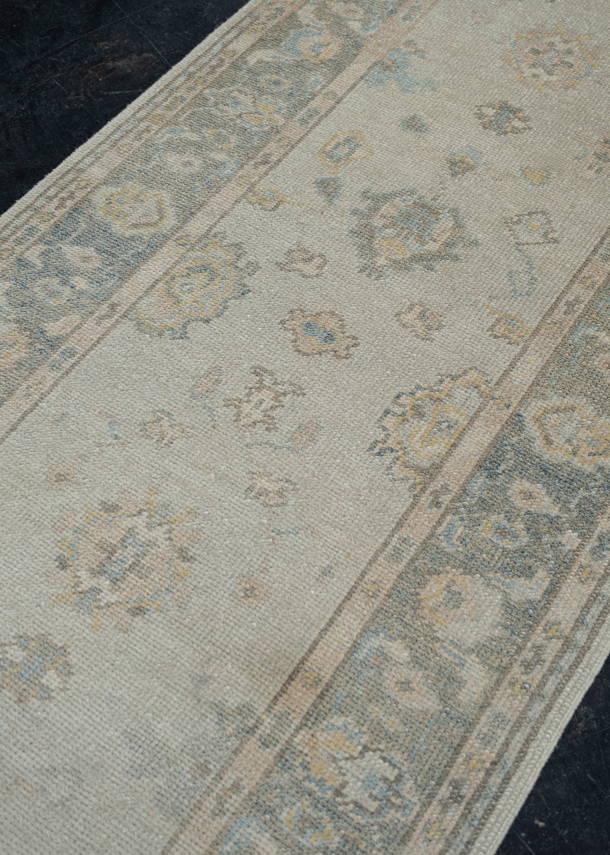 Turkish Oushak Rug 2'11" x 12'8" #2335