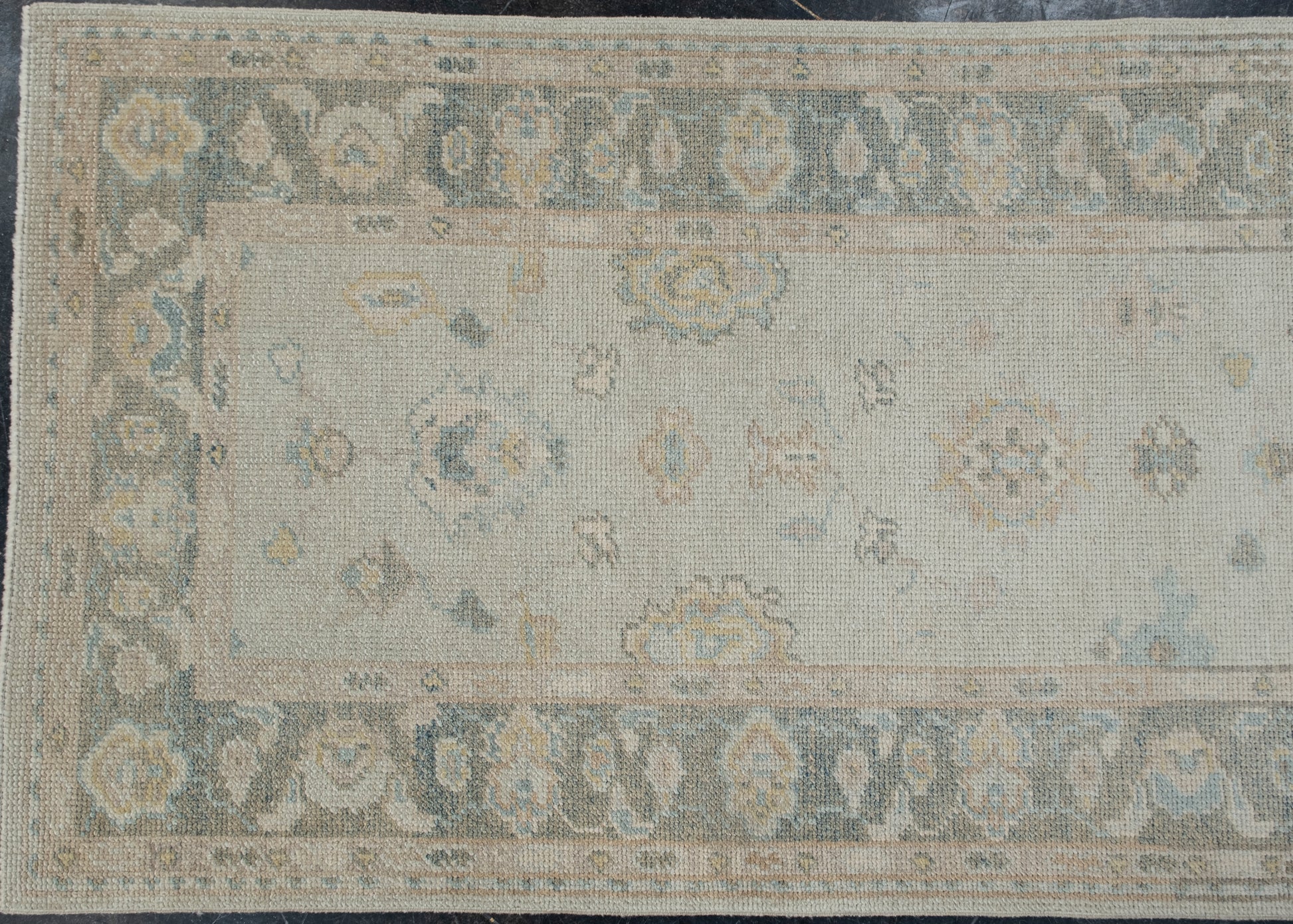 Turkish Oushak Rug 2'11" x 12'8" #2335
