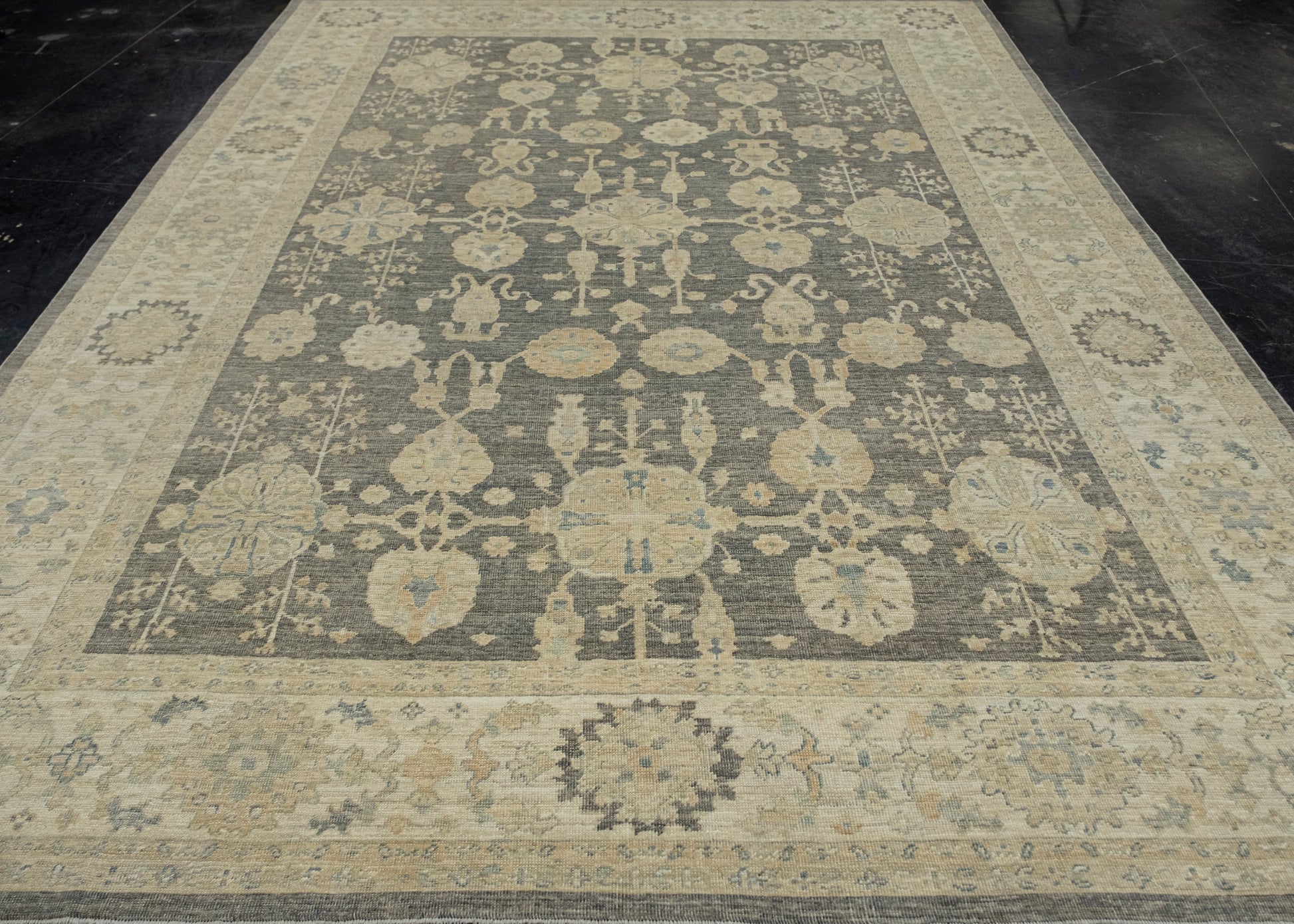 Turkish Oushak Antique Look Rug 8'10" x 12' #16529