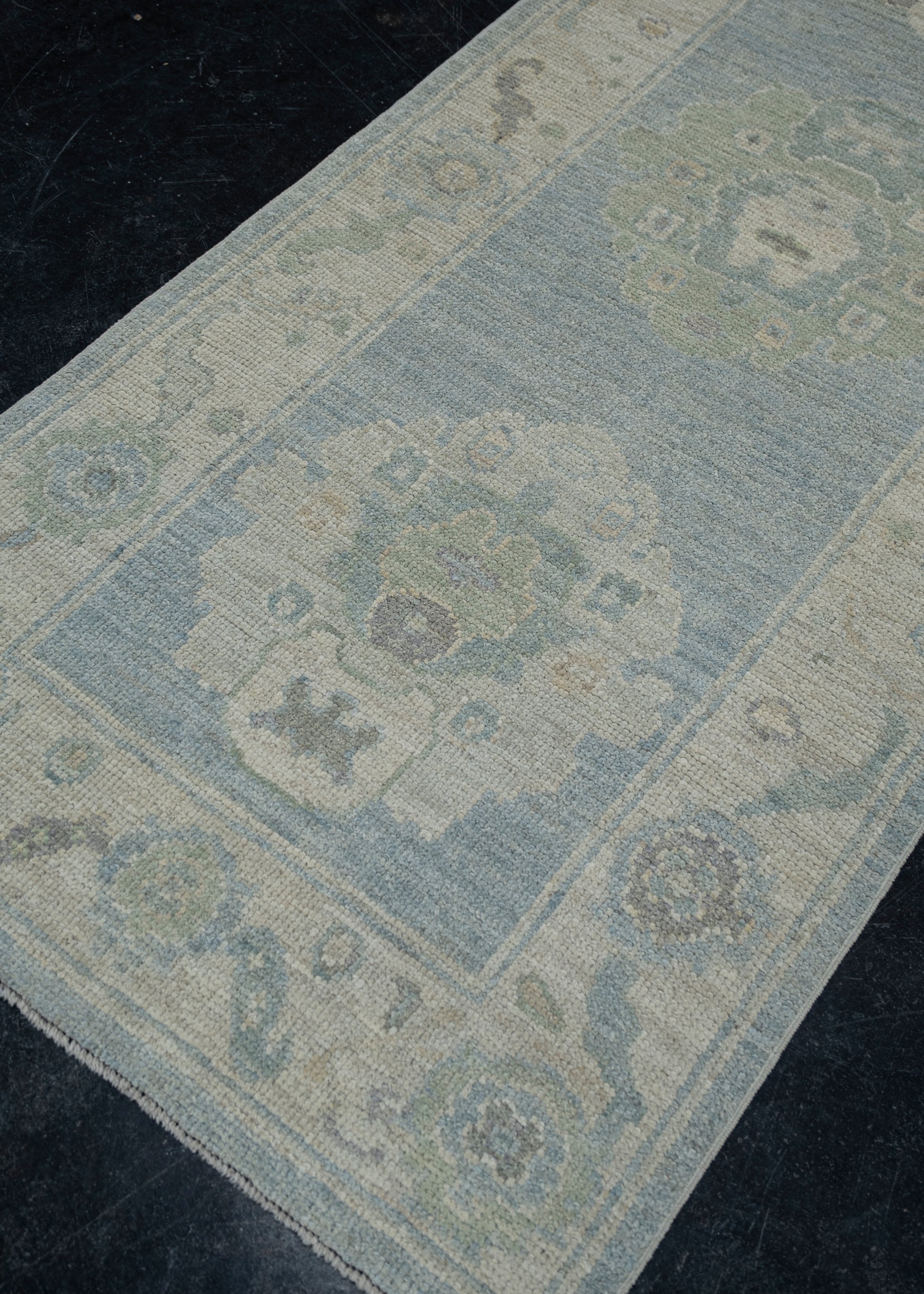Turkish Oushak Rug 2'10" x 10'3" #11666