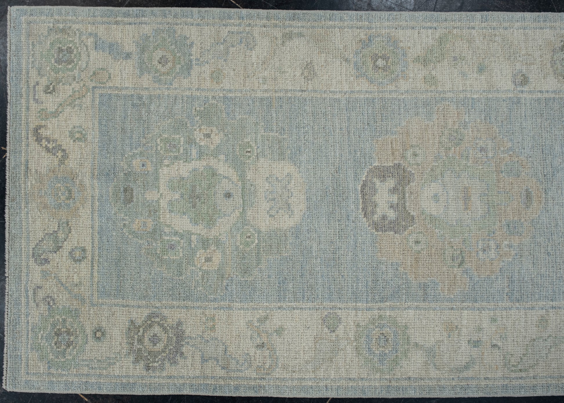 Turkish Oushak Rug 2'10" x 10'3" #11666