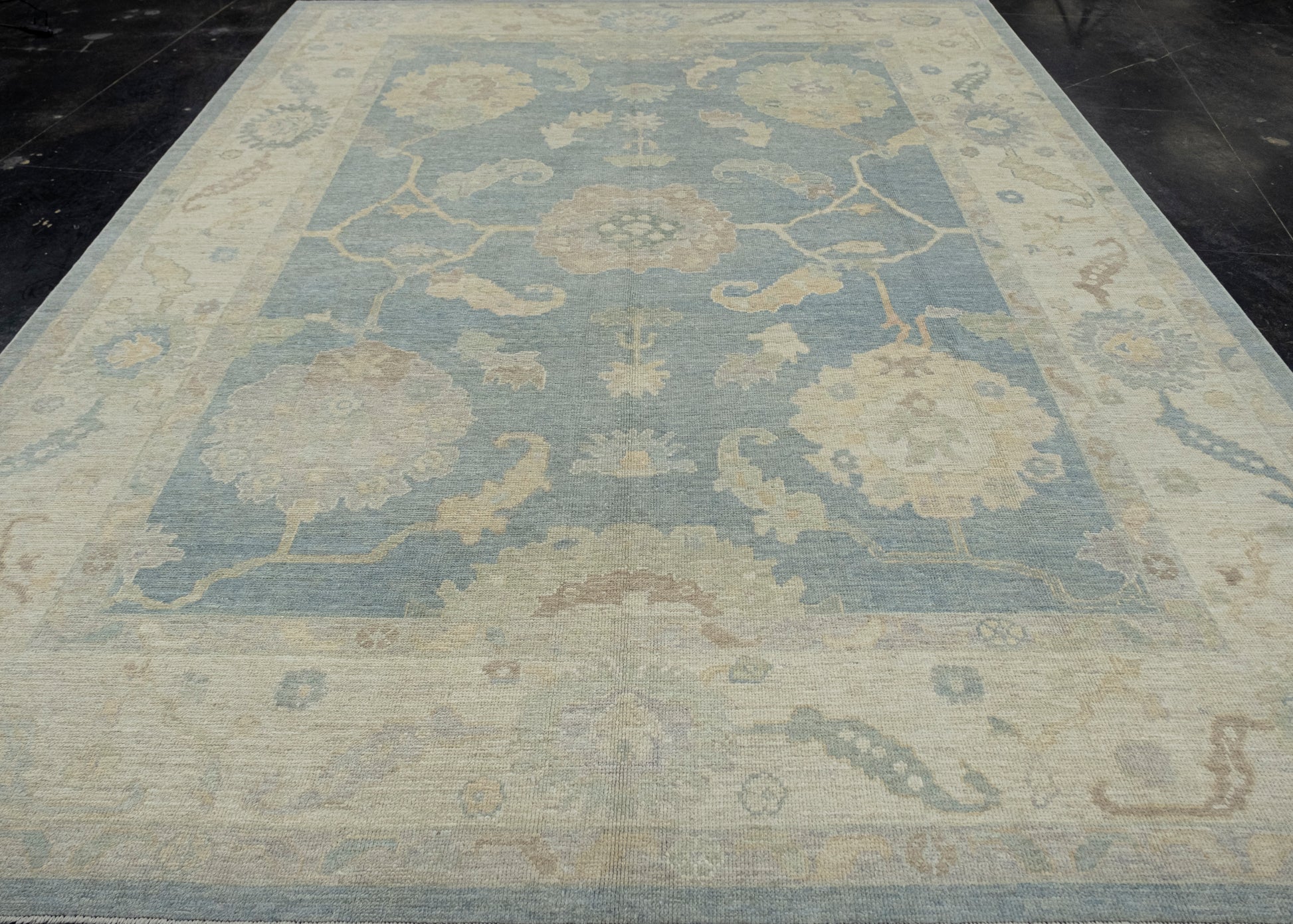Turkish Oushak Rug 9'4" x 12'3" #16107