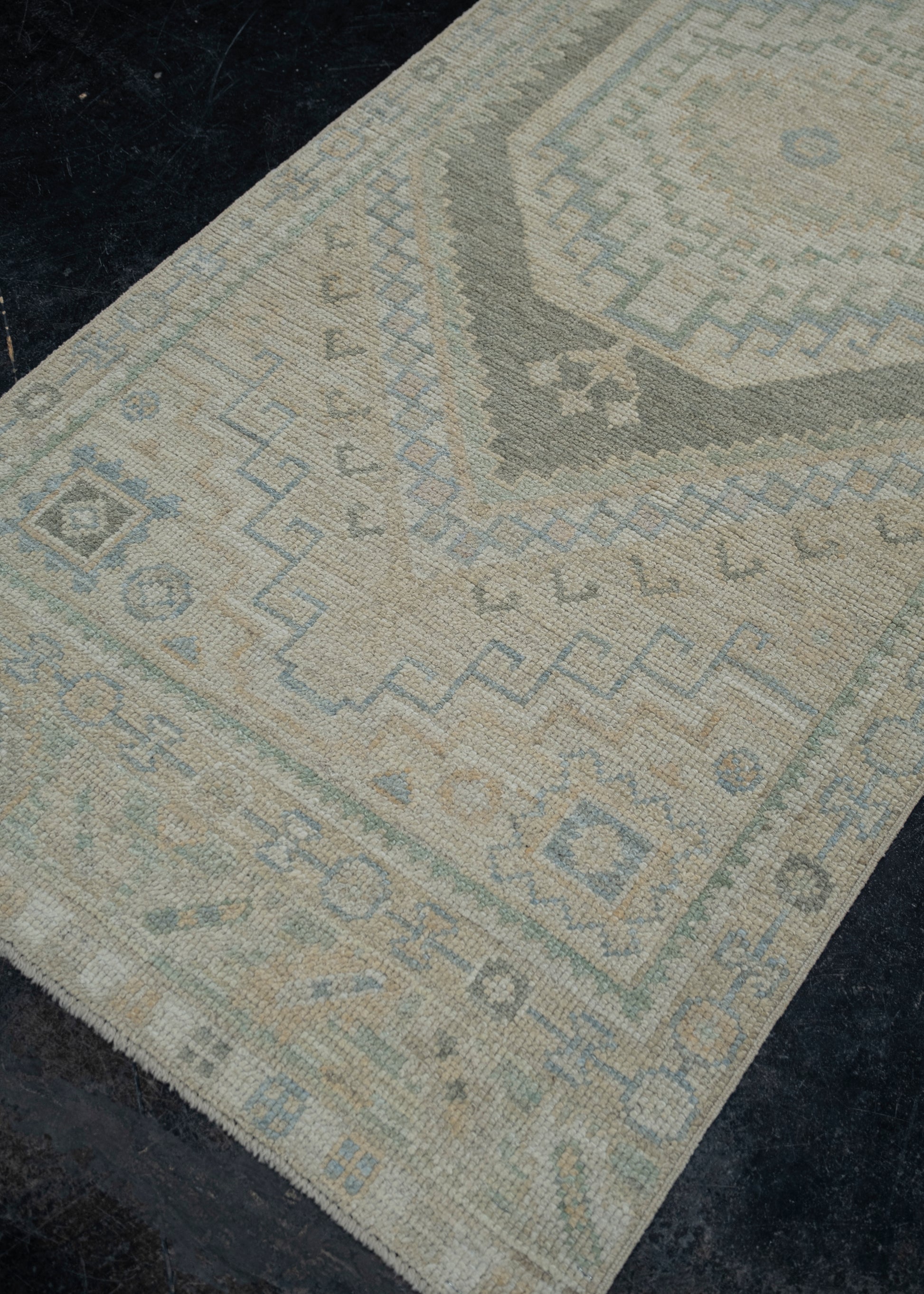 Turkish Oushak Rug 2'10" x 11'1" #11675