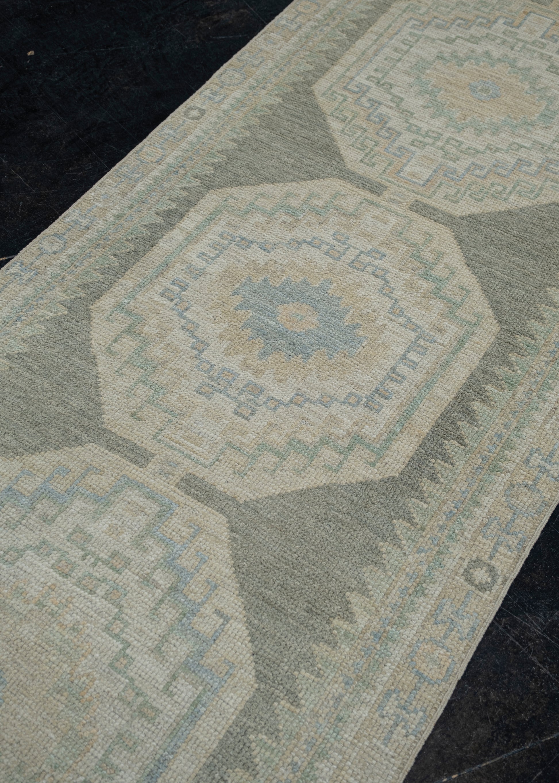 Turkish Oushak Rug 2'10" x 11'1" #11675