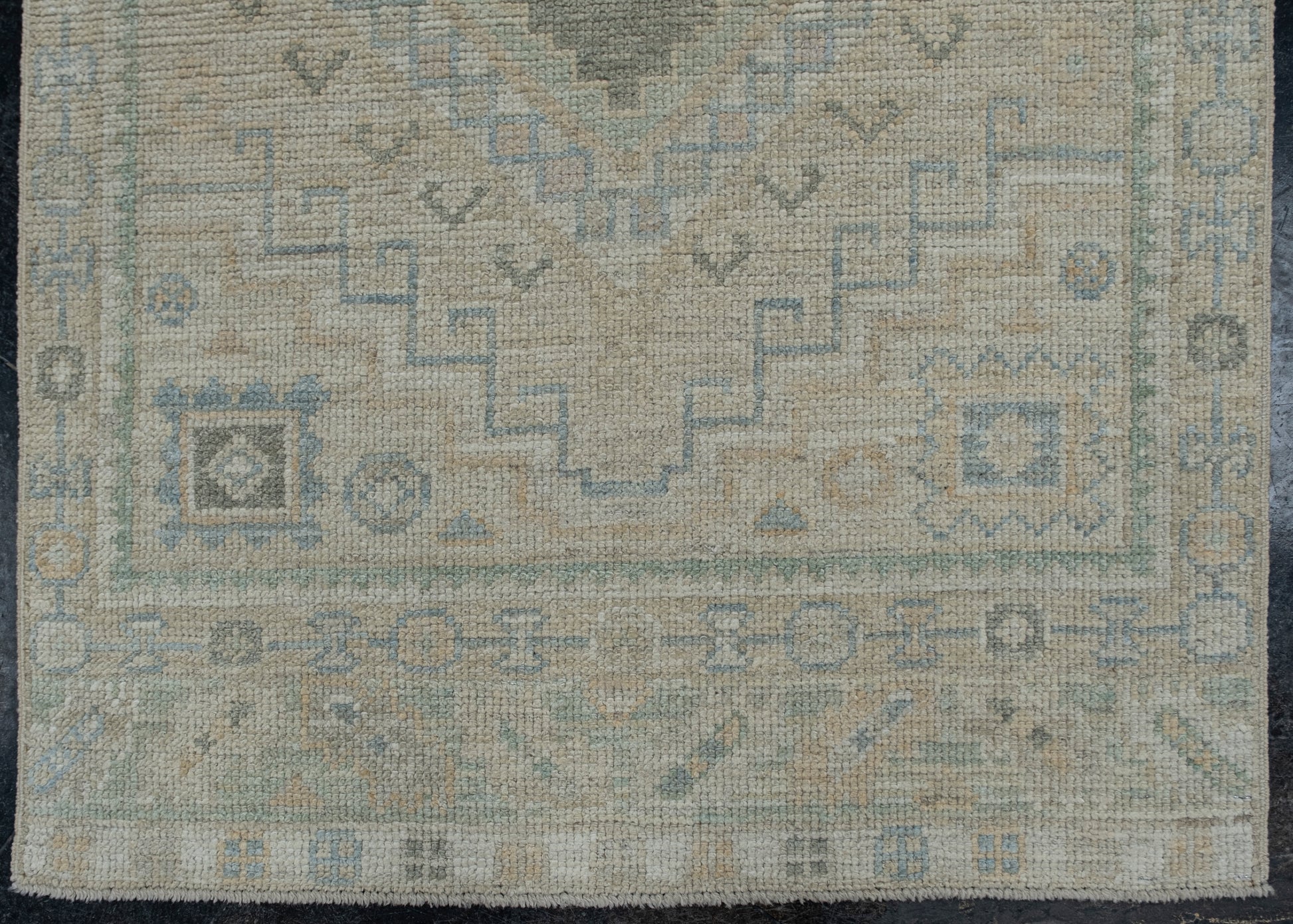 Turkish Oushak Rug 2'10" x 11'1" #11675