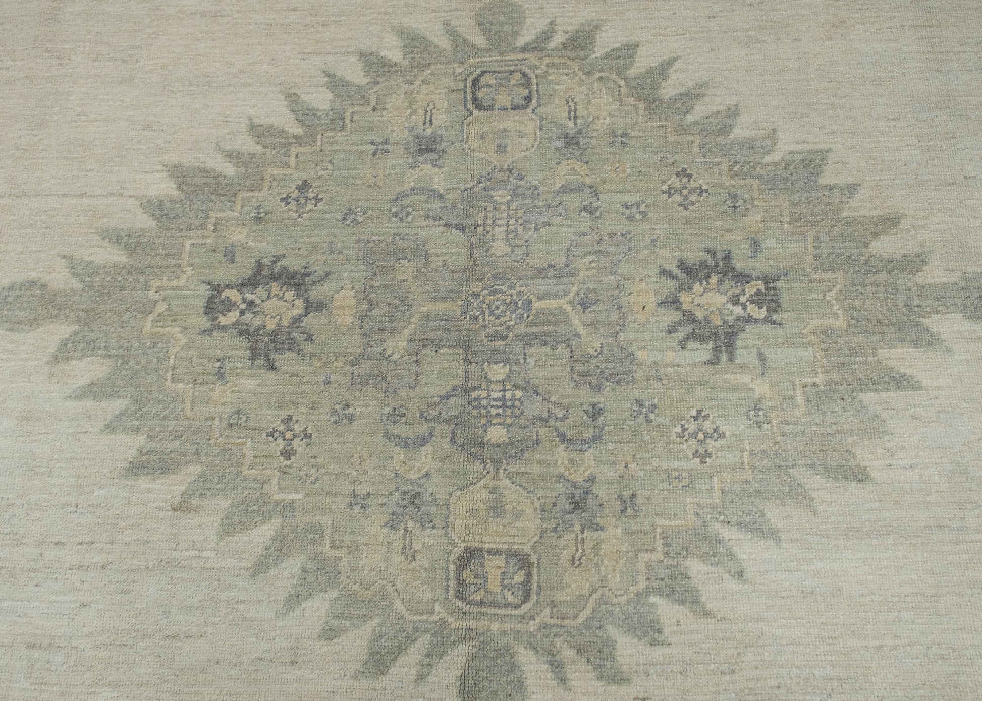 Turkish Oushak Antique Look Rug 9' x 12'1" #16068