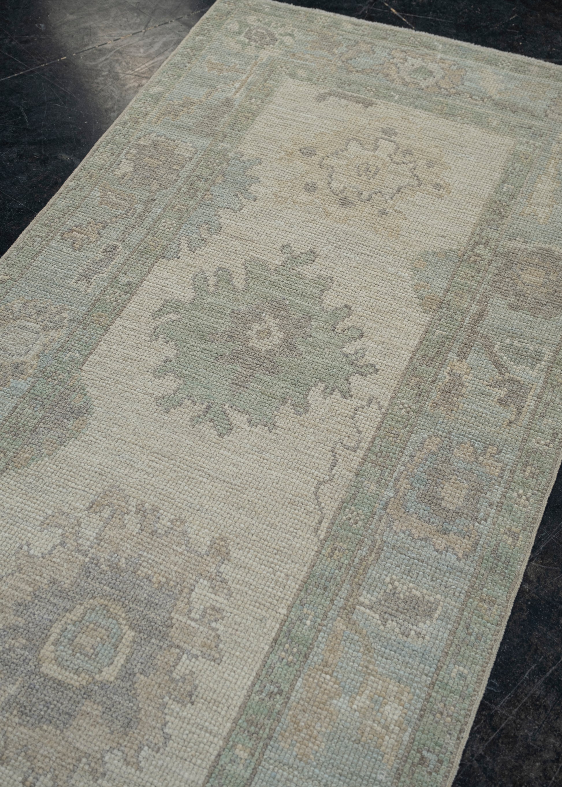 Turkish Oushak Rug 2'11" x 10'4" #11757