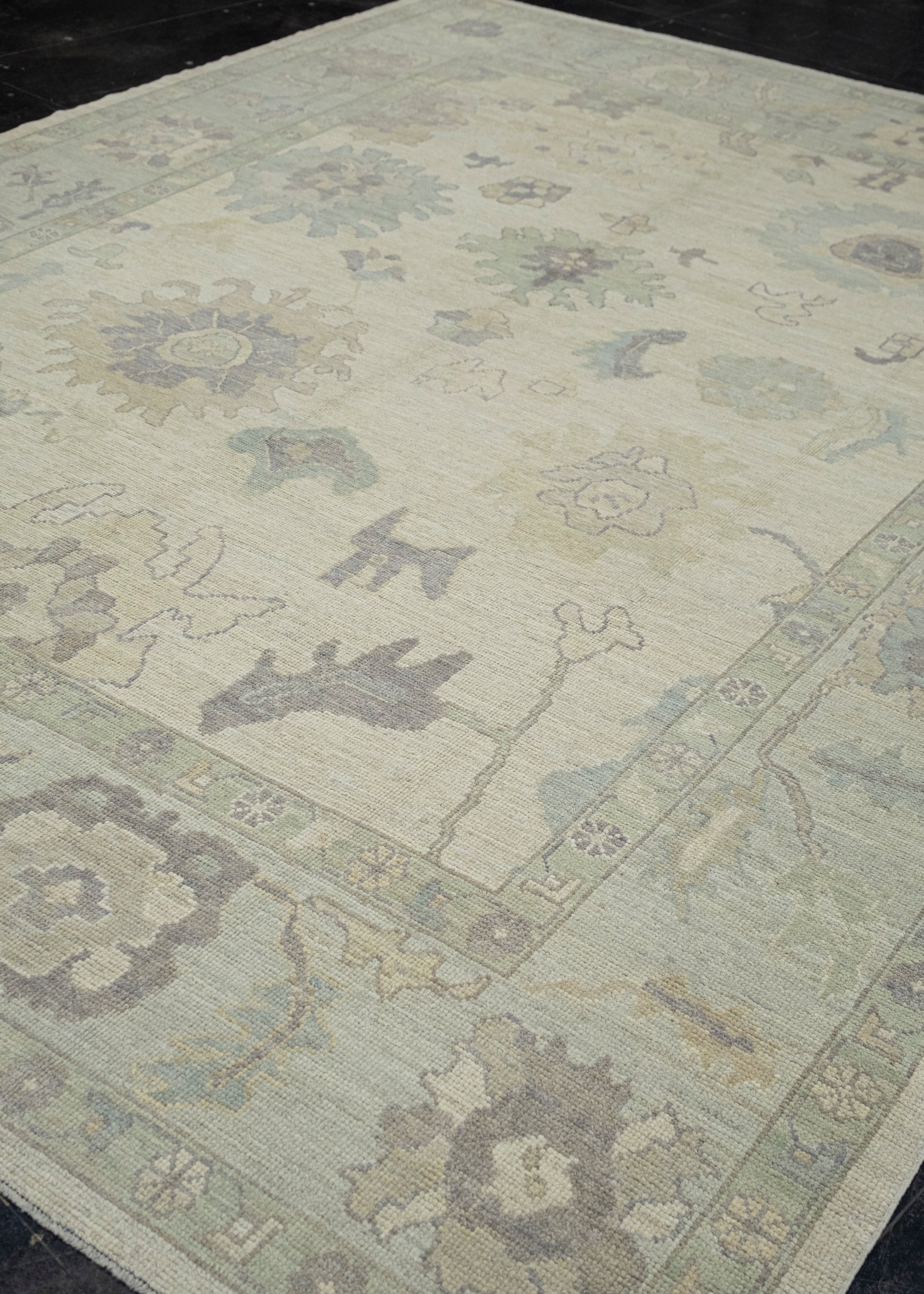 Turkish Oushak Rug 9'7" x 12'3" #16453