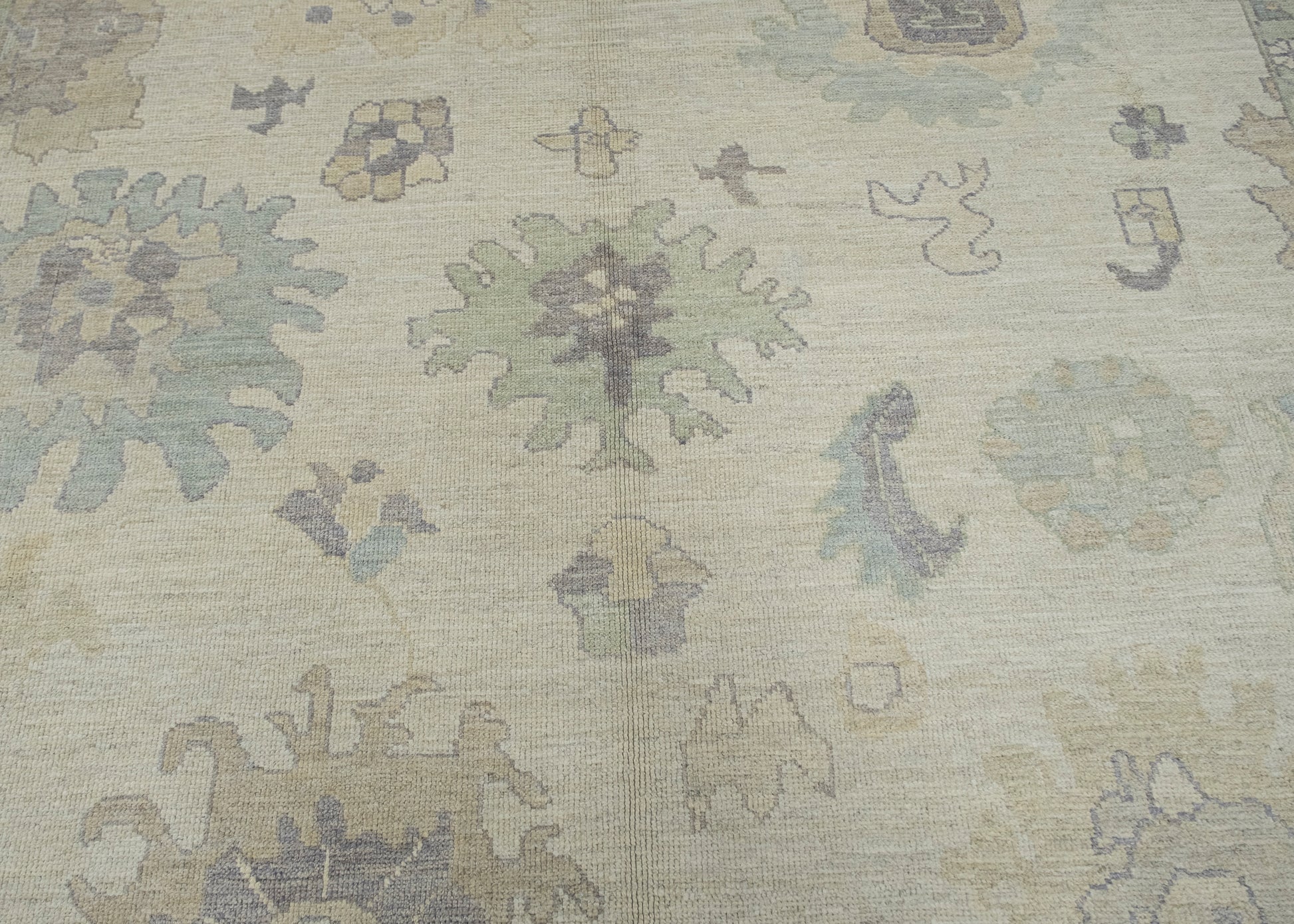 Turkish Oushak Rug 9'7" x 12'3" #16453