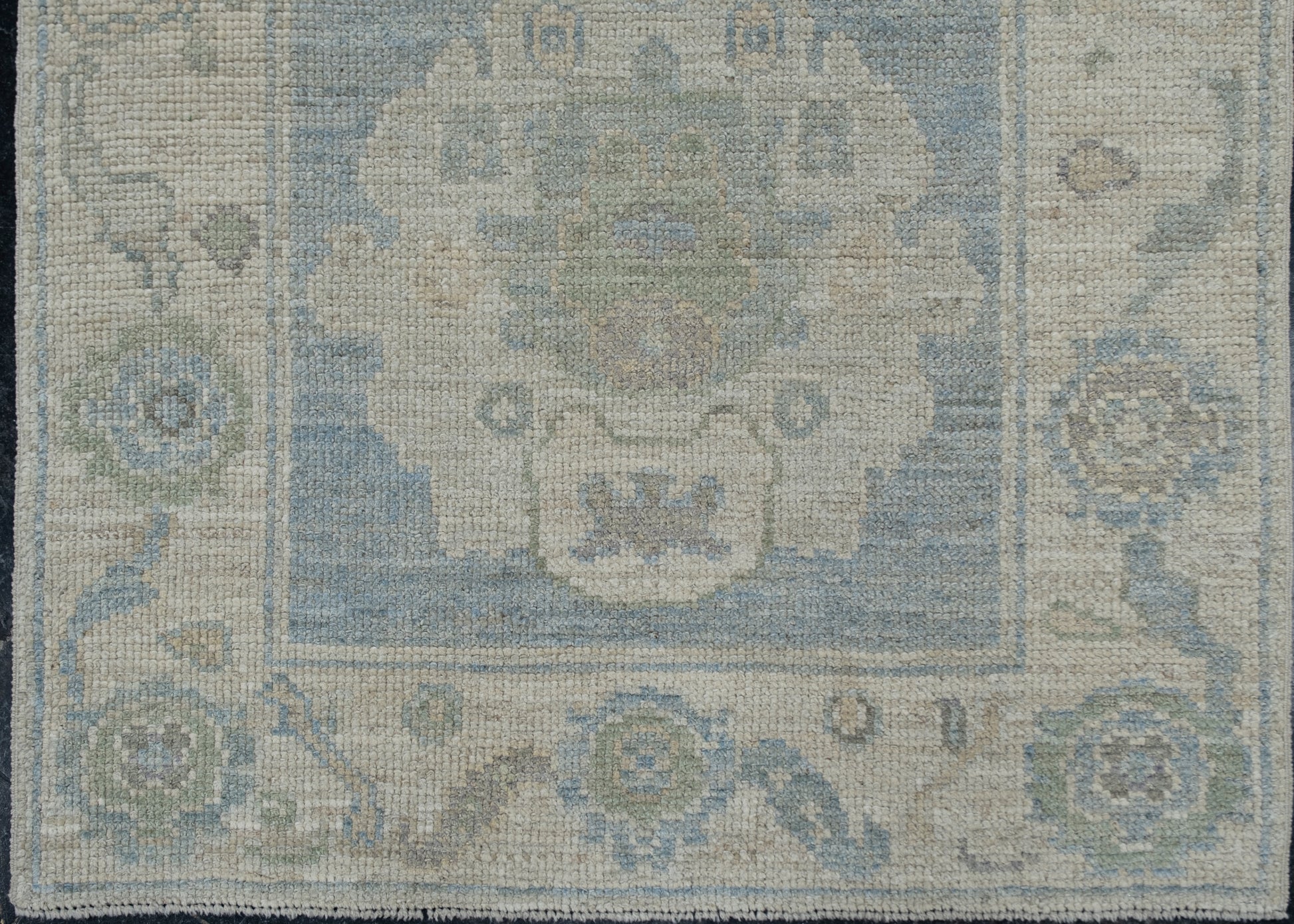 Turkish Oushak Rug 2'9" x 10'1" #11657