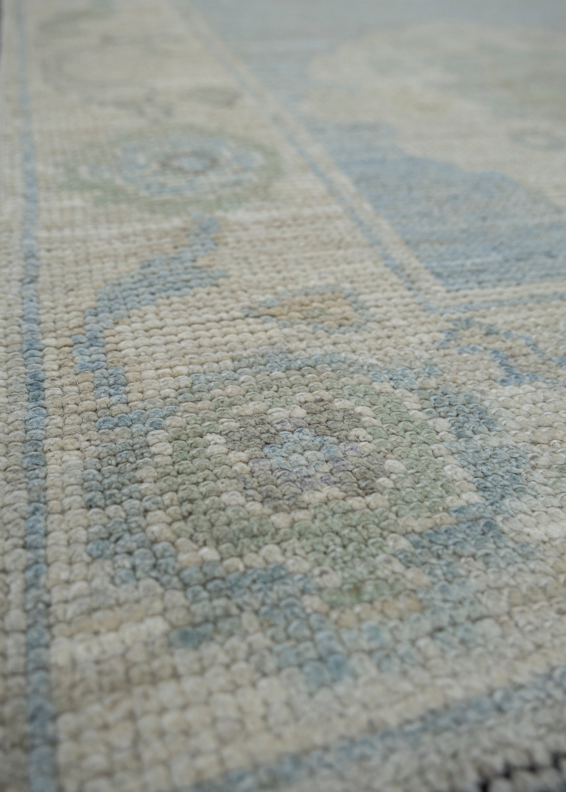 Turkish Oushak Rug 2'9" x 10'1" #11657