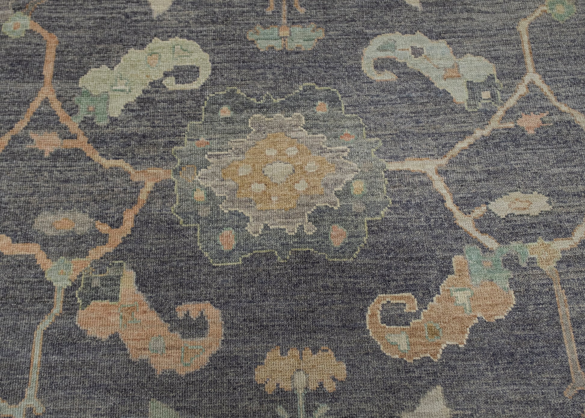 Turkish Oushak Rug 9'1" x 12'8" #16538
