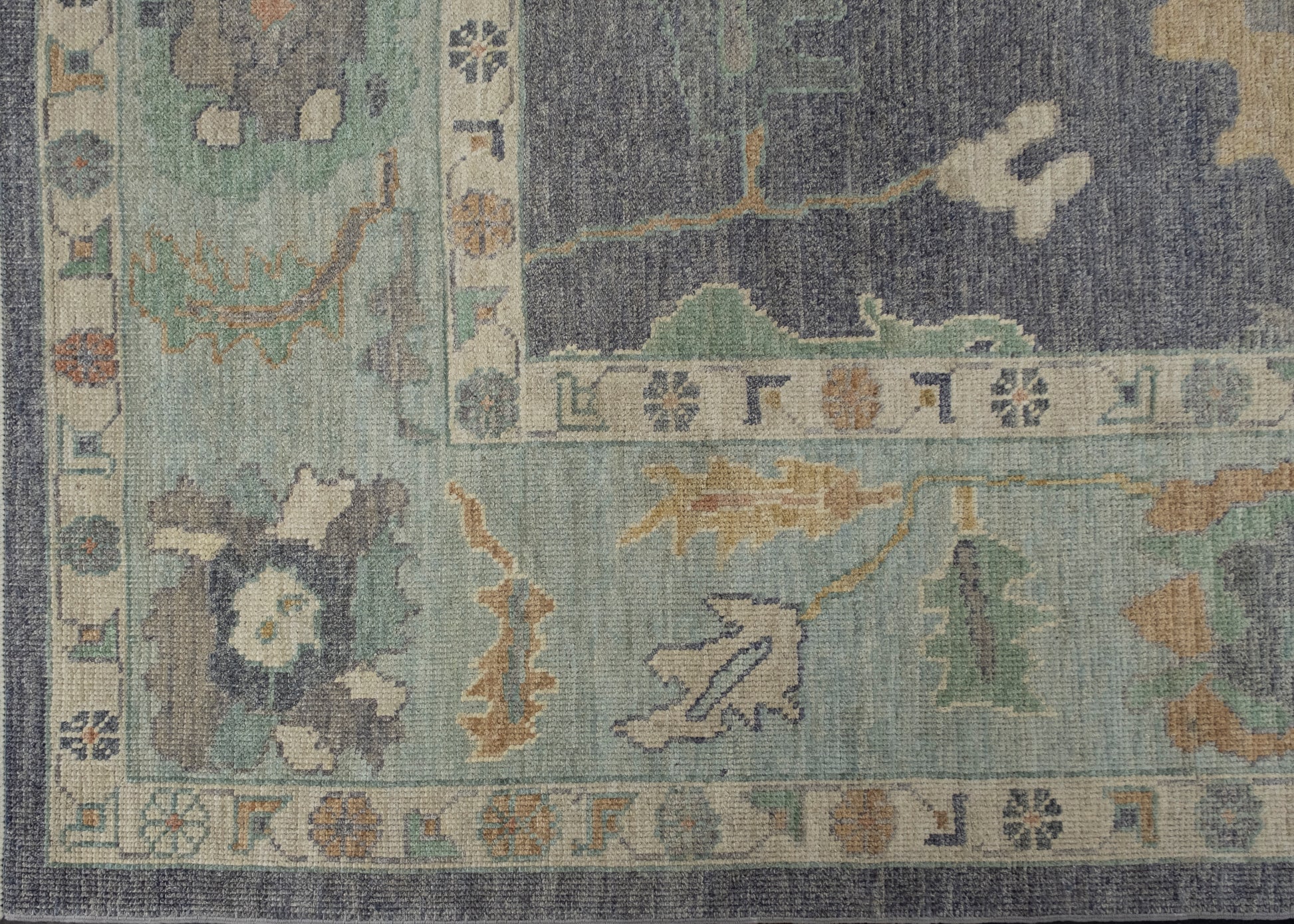 Turkish Oushak Rug 9'5" x 12'7" #16515