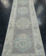 Turkish Oushak Rug 2'8" x 10'7" #11589
