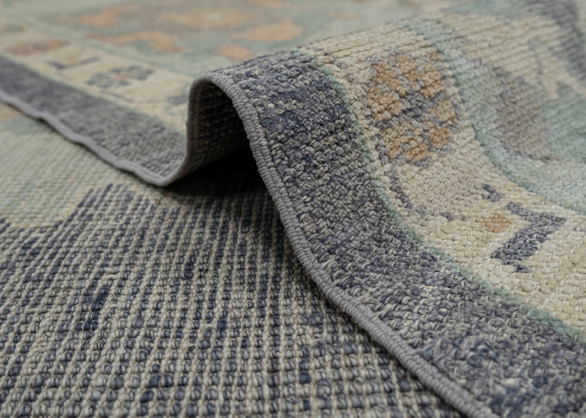 Turkish Oushak Rug 9'5" x 12'7" #16515