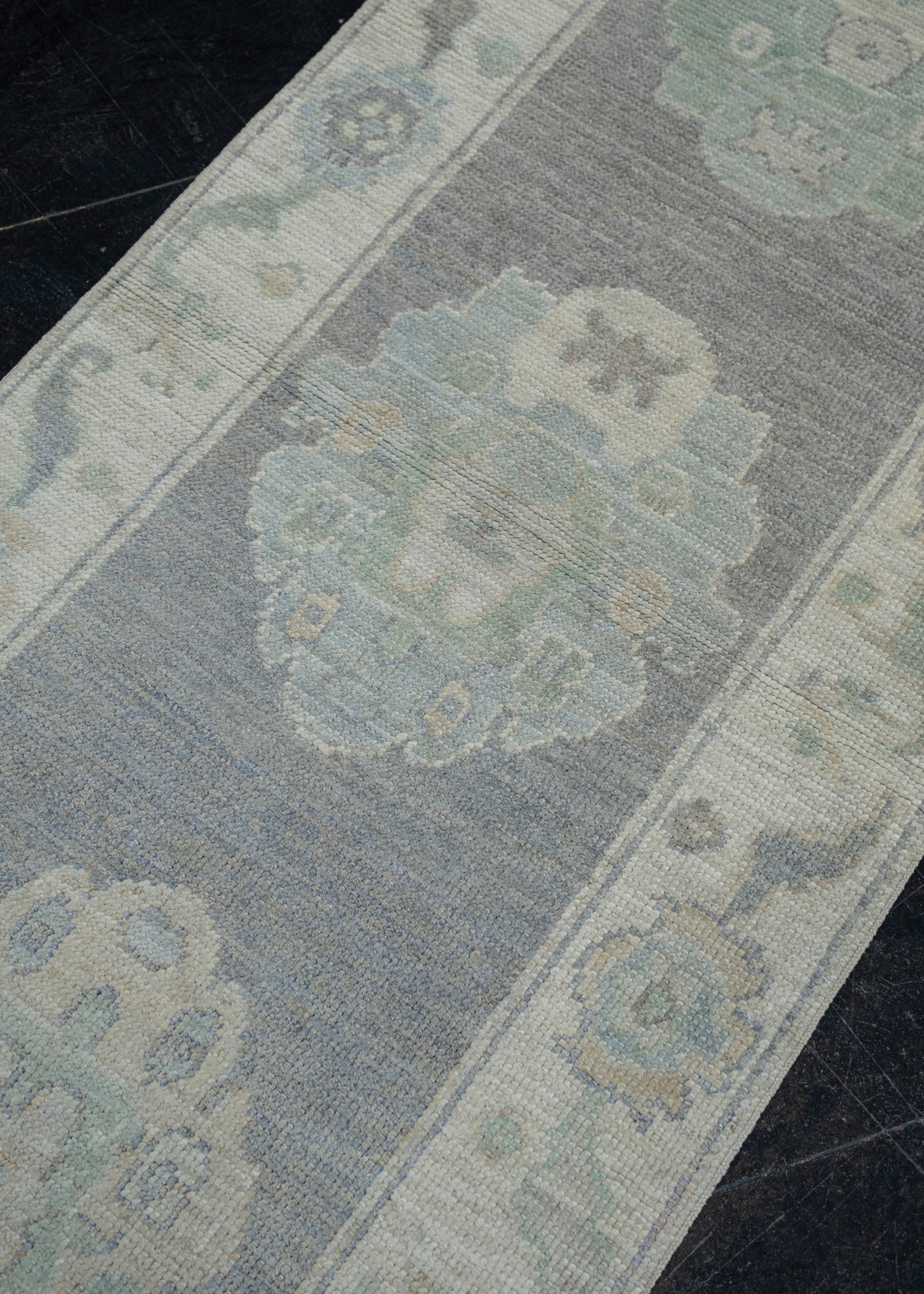 Turkish Oushak Rug 2'8" x 10'7" #11589
