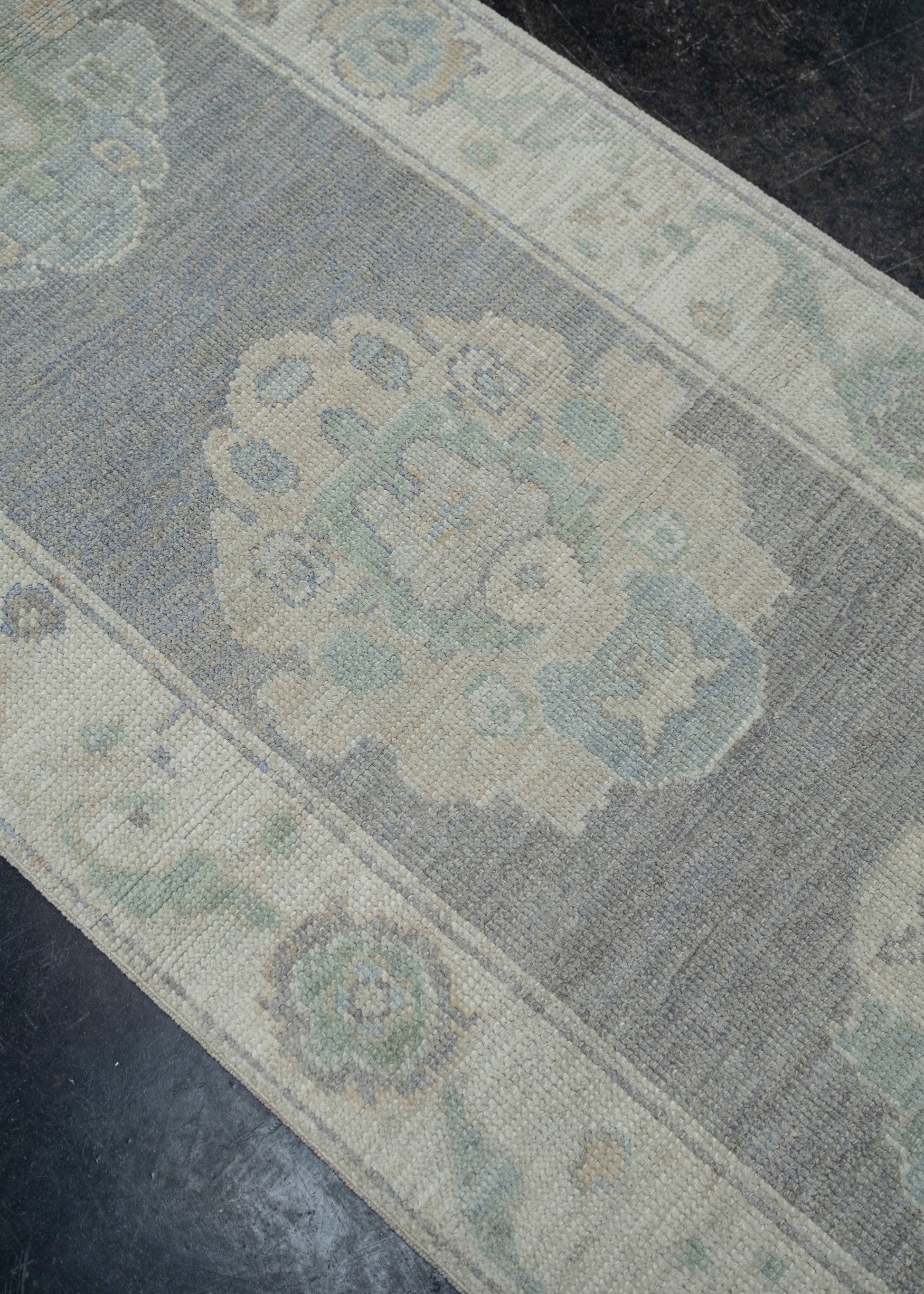 Turkish Oushak Rug 2'8" x 10'7" #11589