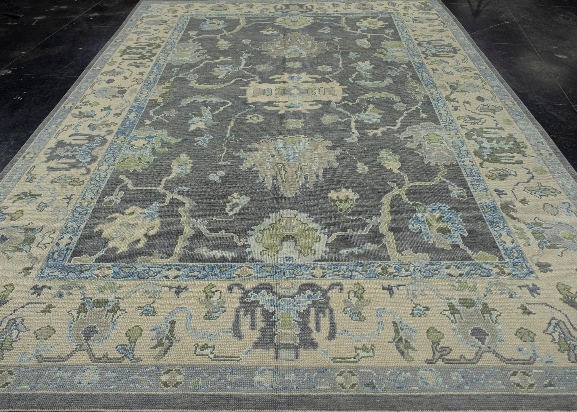 Turkish Oushak Rug 9' x 12'7" #16563