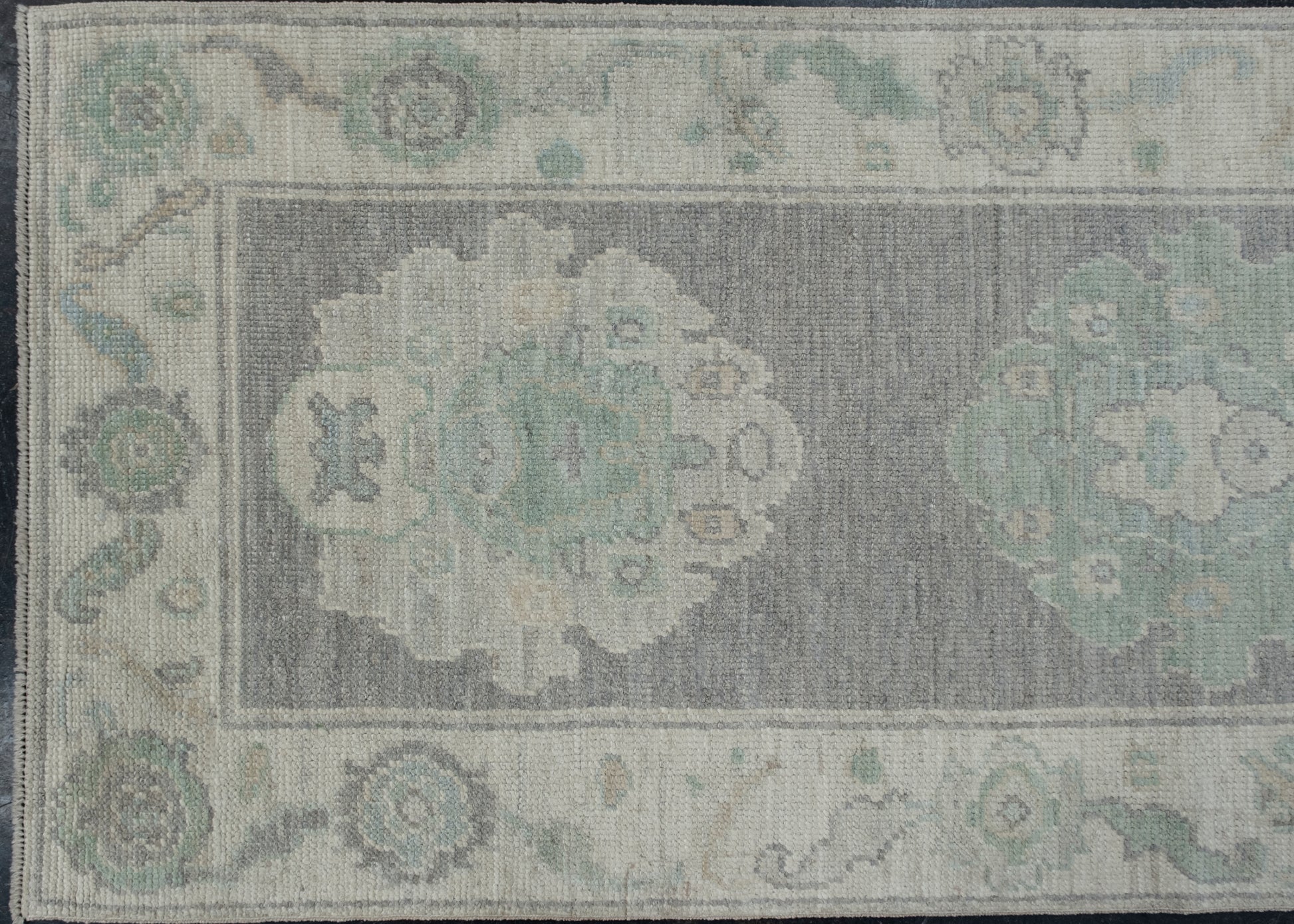 Turkish Oushak Rug 2'8" x 10'7" #11589