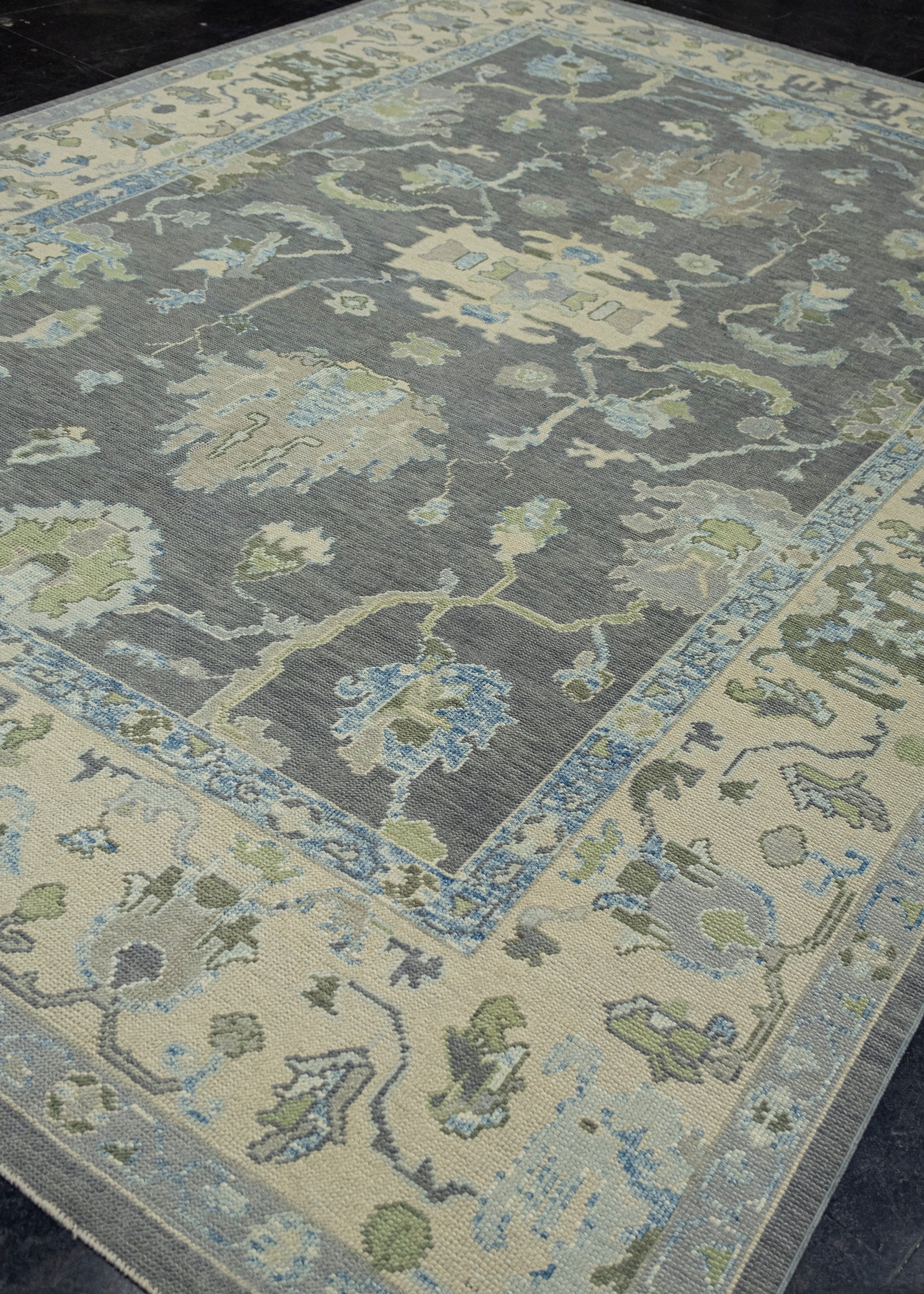 Turkish Oushak Rug 9' x 12'7" #16563