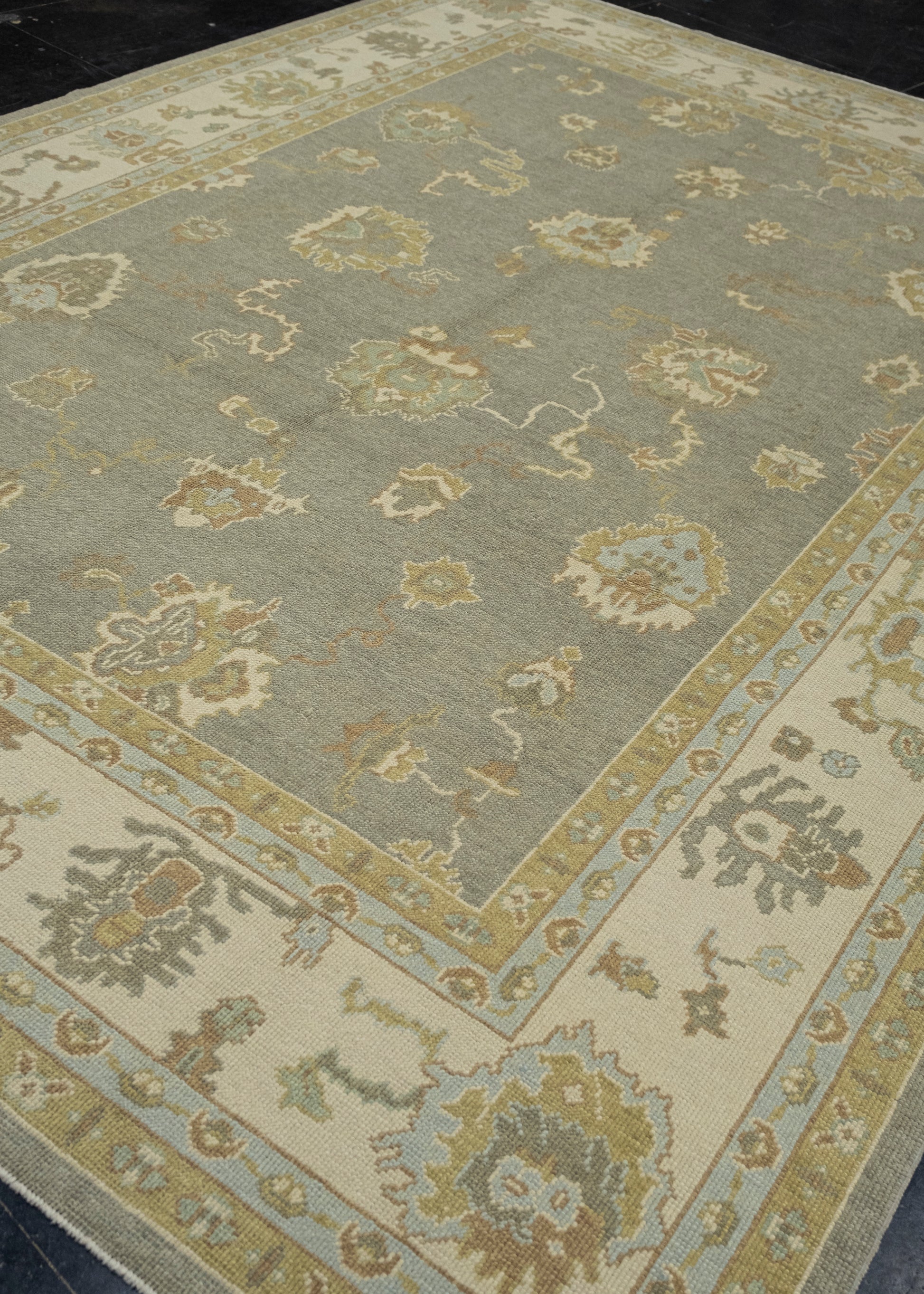 Turkish Oushak Rug 9' x 12'2" #16619