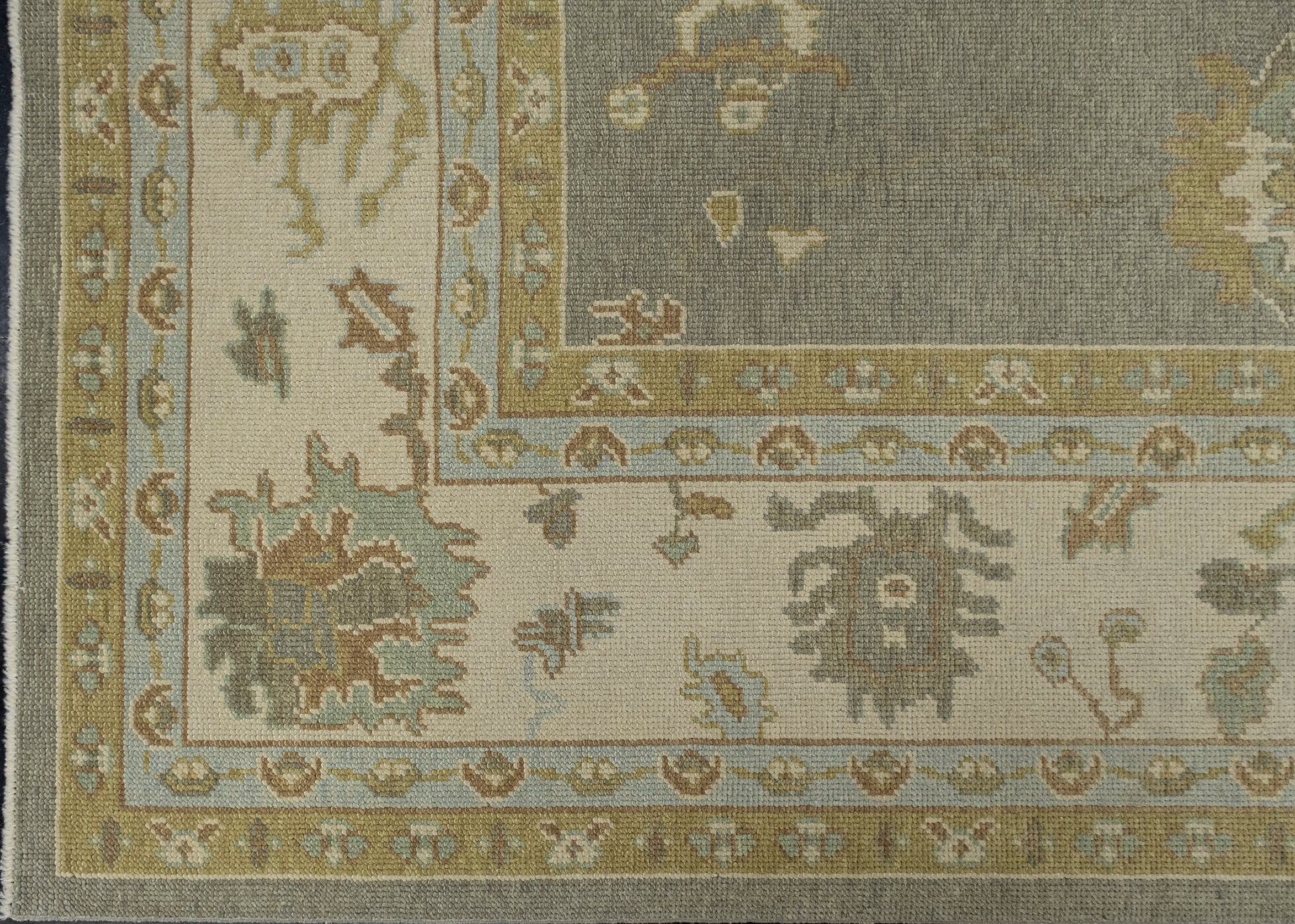 Turkish Oushak Rug 9' x 12'2" #16619