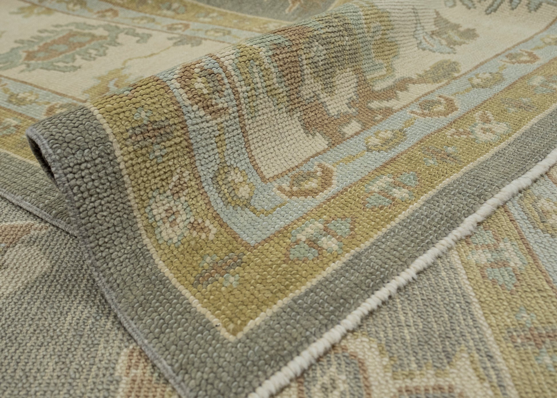 Turkish Oushak Rug 9' x 12'2" #16619