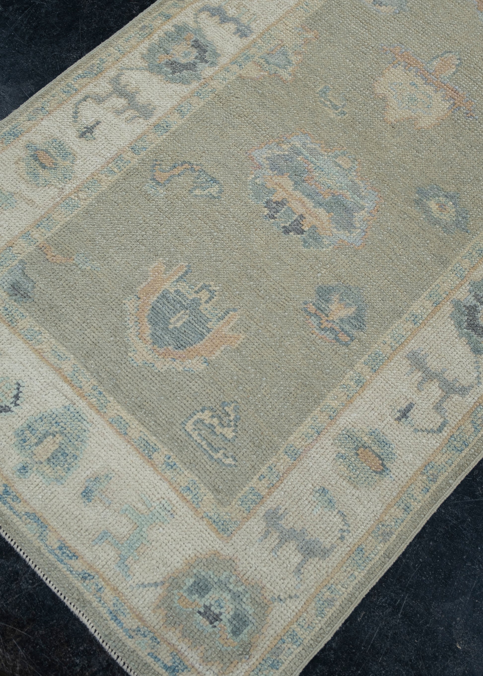 Turkish Oushak Rug 2'11" x 10'5" #11891