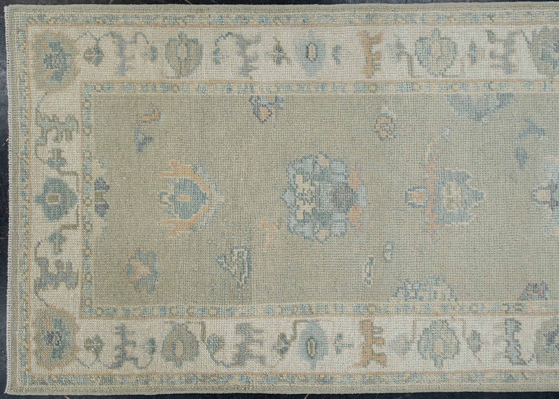 Turkish Oushak Rug 2'11" x 10'5" #11891