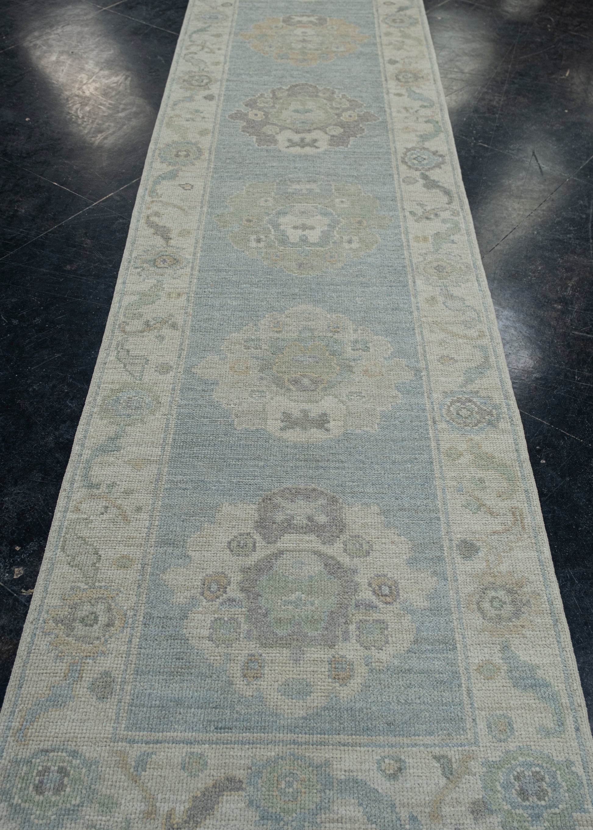 Turkish Oushak Rug 2'10" x 11'10" #11560