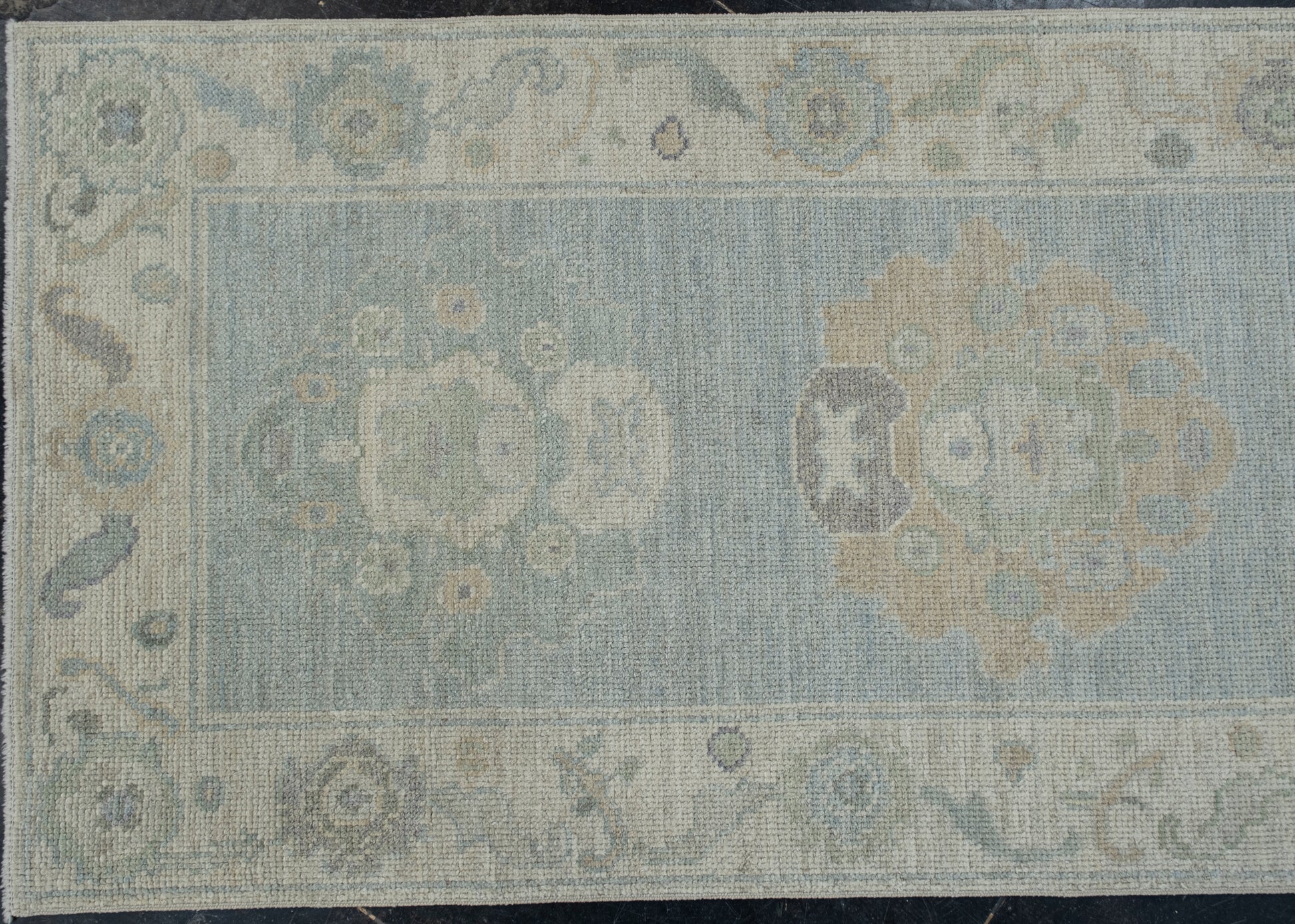 Turkish Oushak Rug 2'10" x 11'10" #11560
