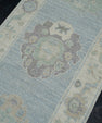 Turkish Oushak Rug 2'9" x 10'2" #11617