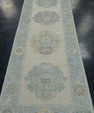 Turkish Oushak Rug 2'9" x 10'5" #11593
