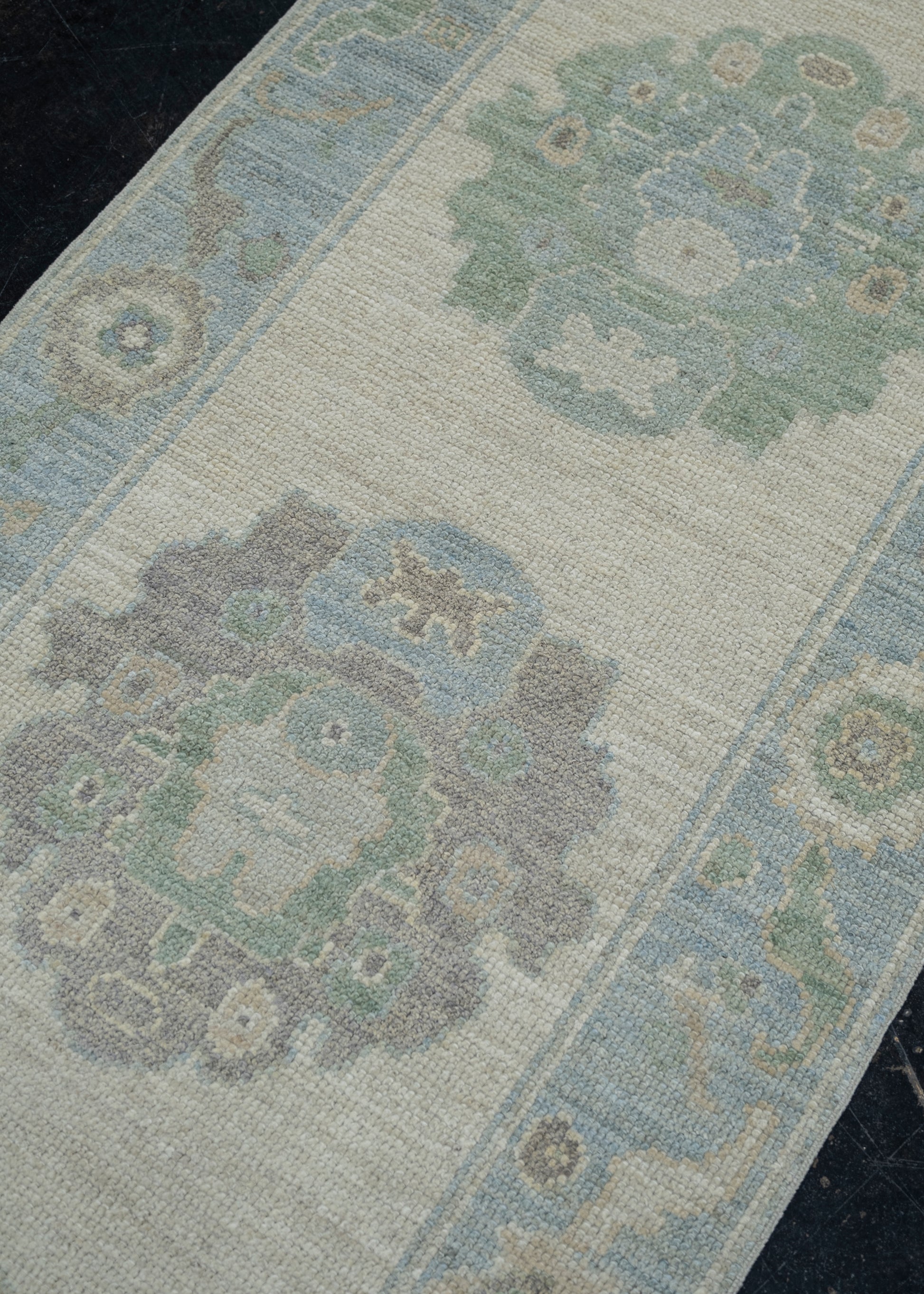 Turkish Oushak Rug 2'9" x 10'5" #11593