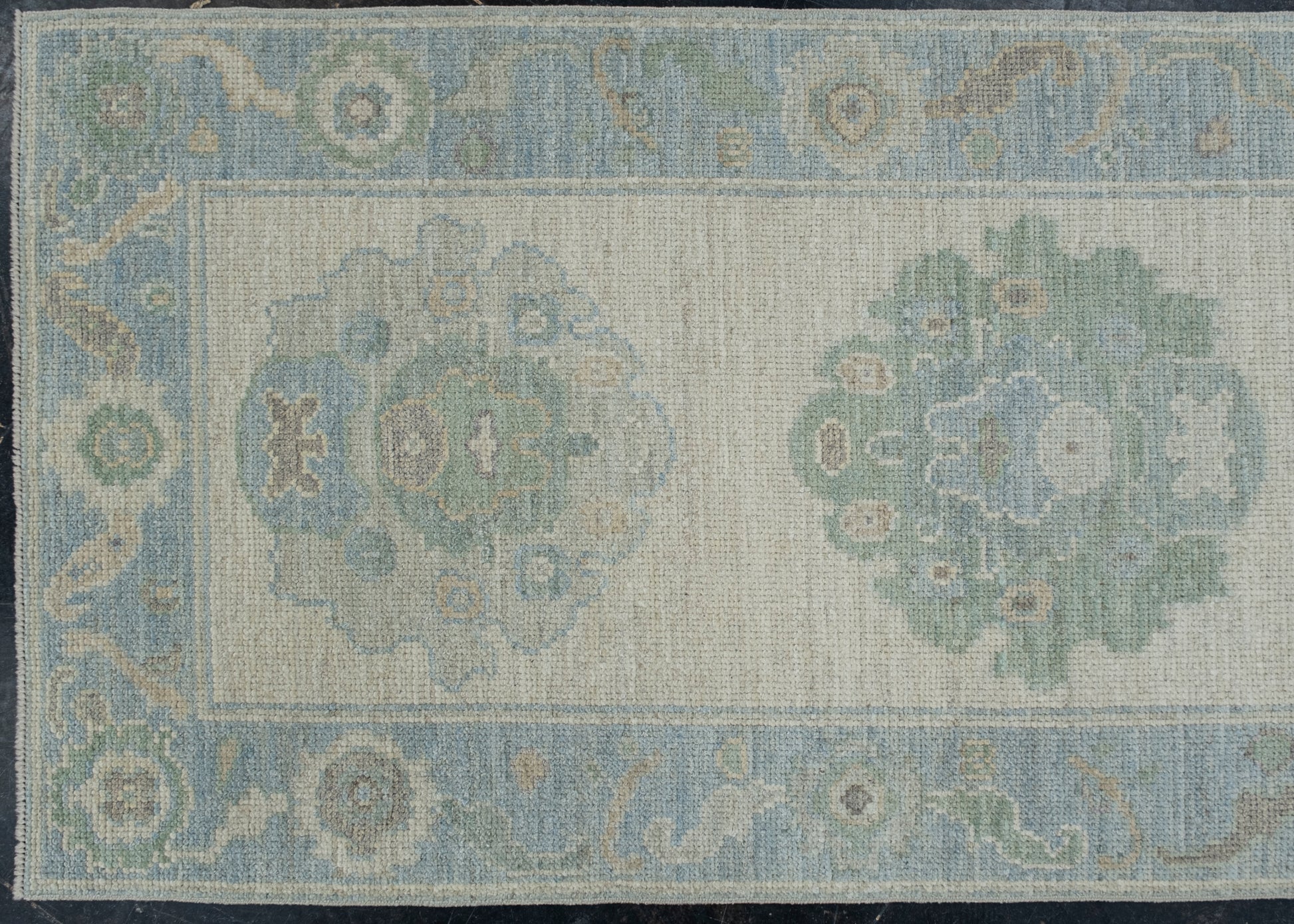 Turkish Oushak Rug 2'9" x 10'5" #11593